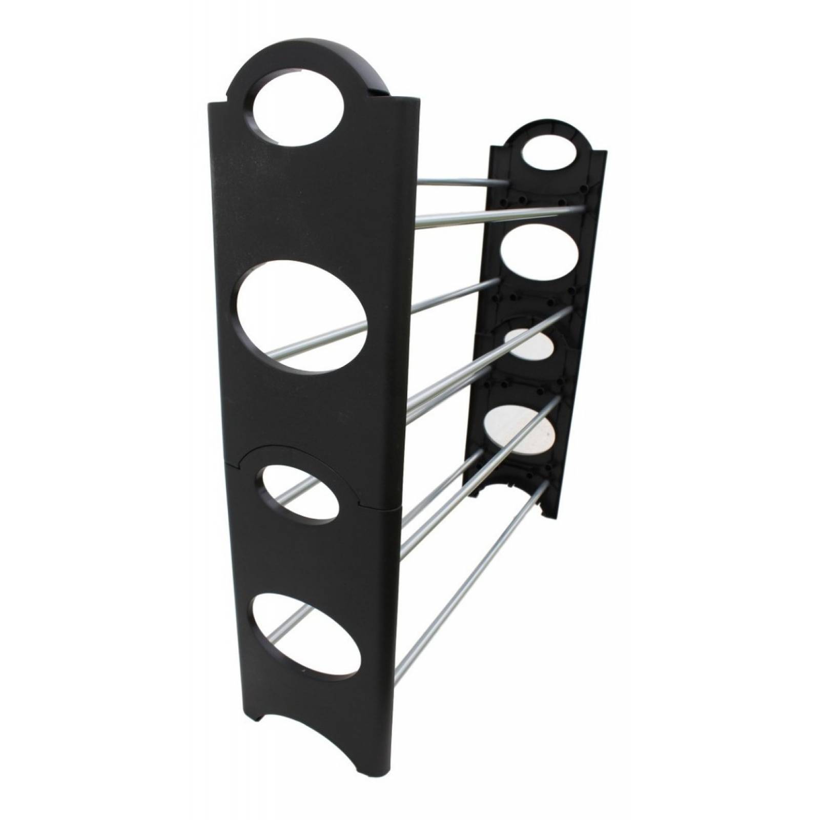 Zapatera Organizador Rack 4 Niveles Facil De Armar 12 Pares Zapatos Modular Envio Gratis