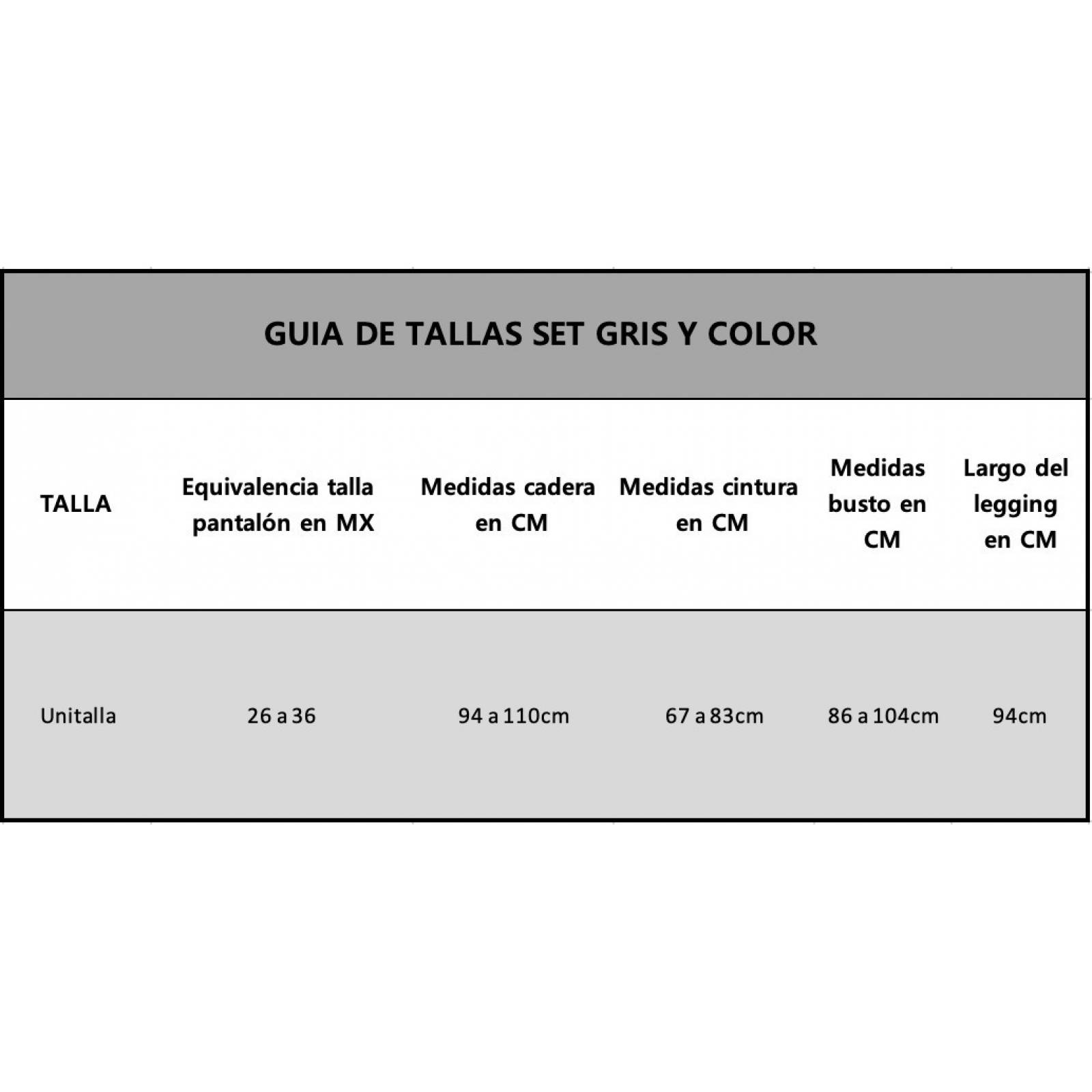 Set Legging Top Sin Manga Ropa Deportiva Fitness Conjunto 