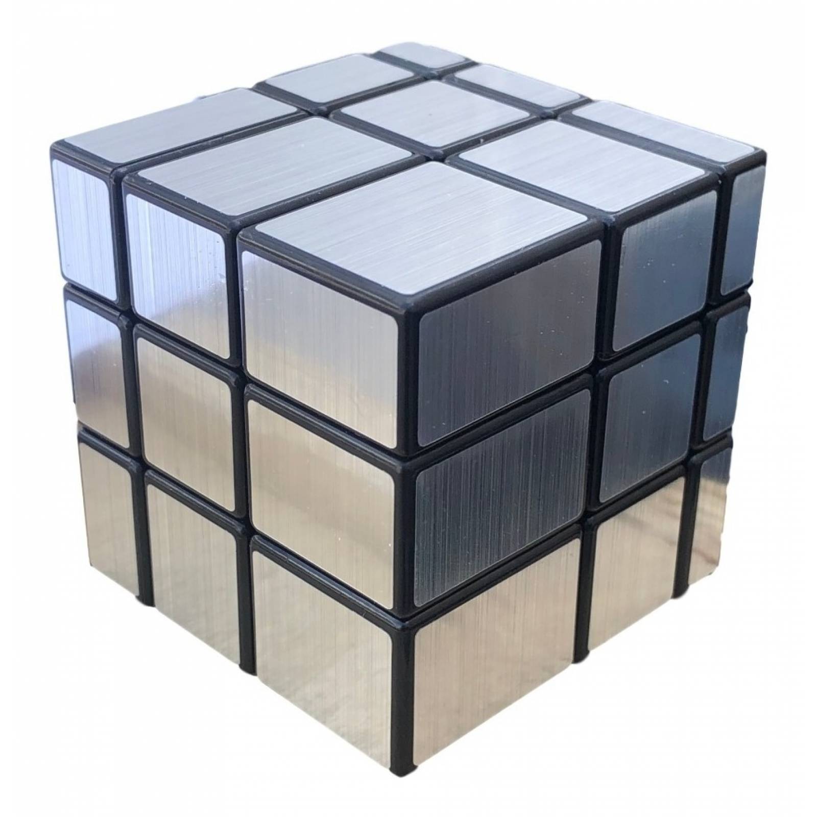 Cubo Rubik Magico Espejo Plateado 3x3 Cube Mirror 58cm