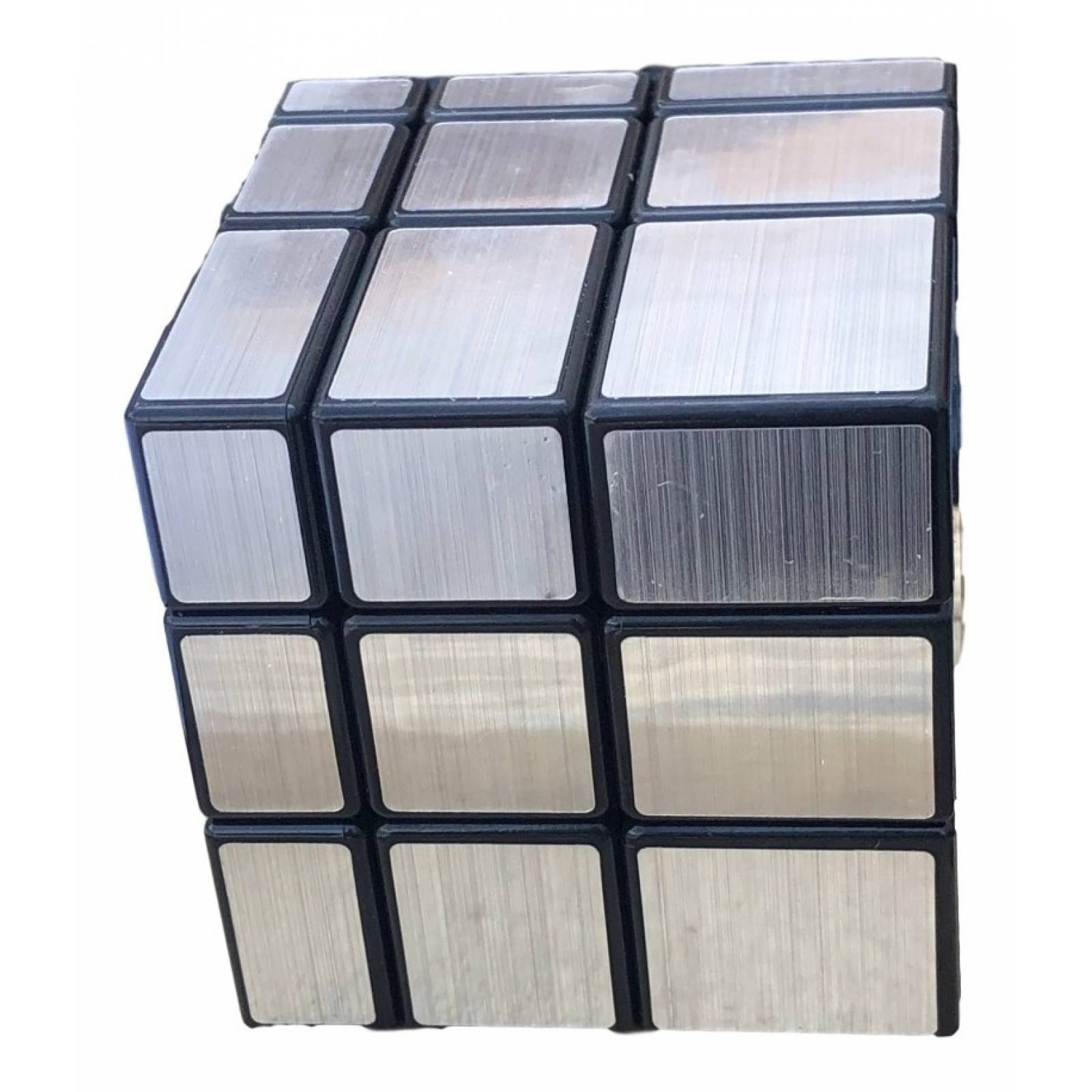 Cubo Rubik Magico Espejo Plateado 3x3 Cube Mirror 58cm