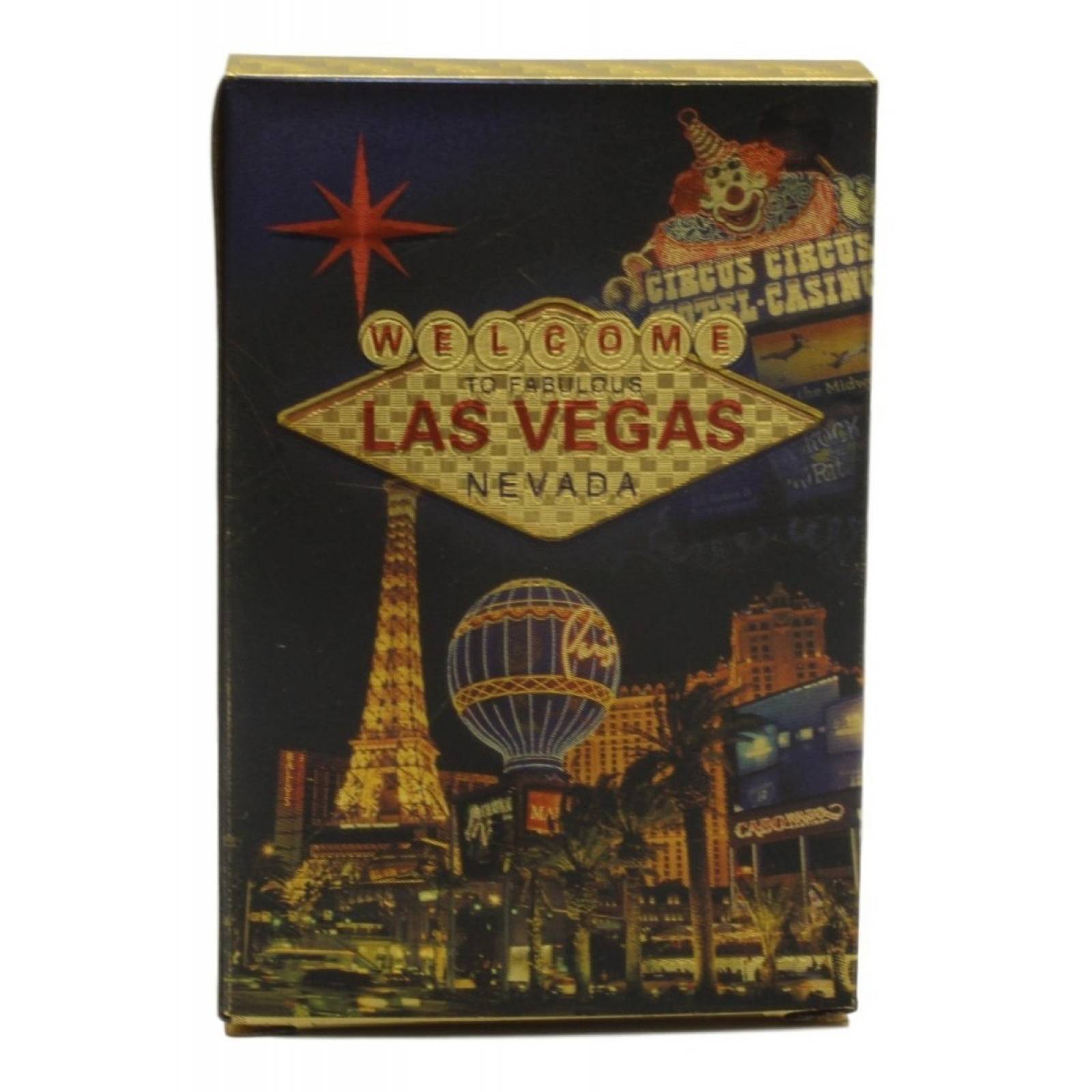 Baraja Dorada Poker Gold Vegas Cartas Luxury
