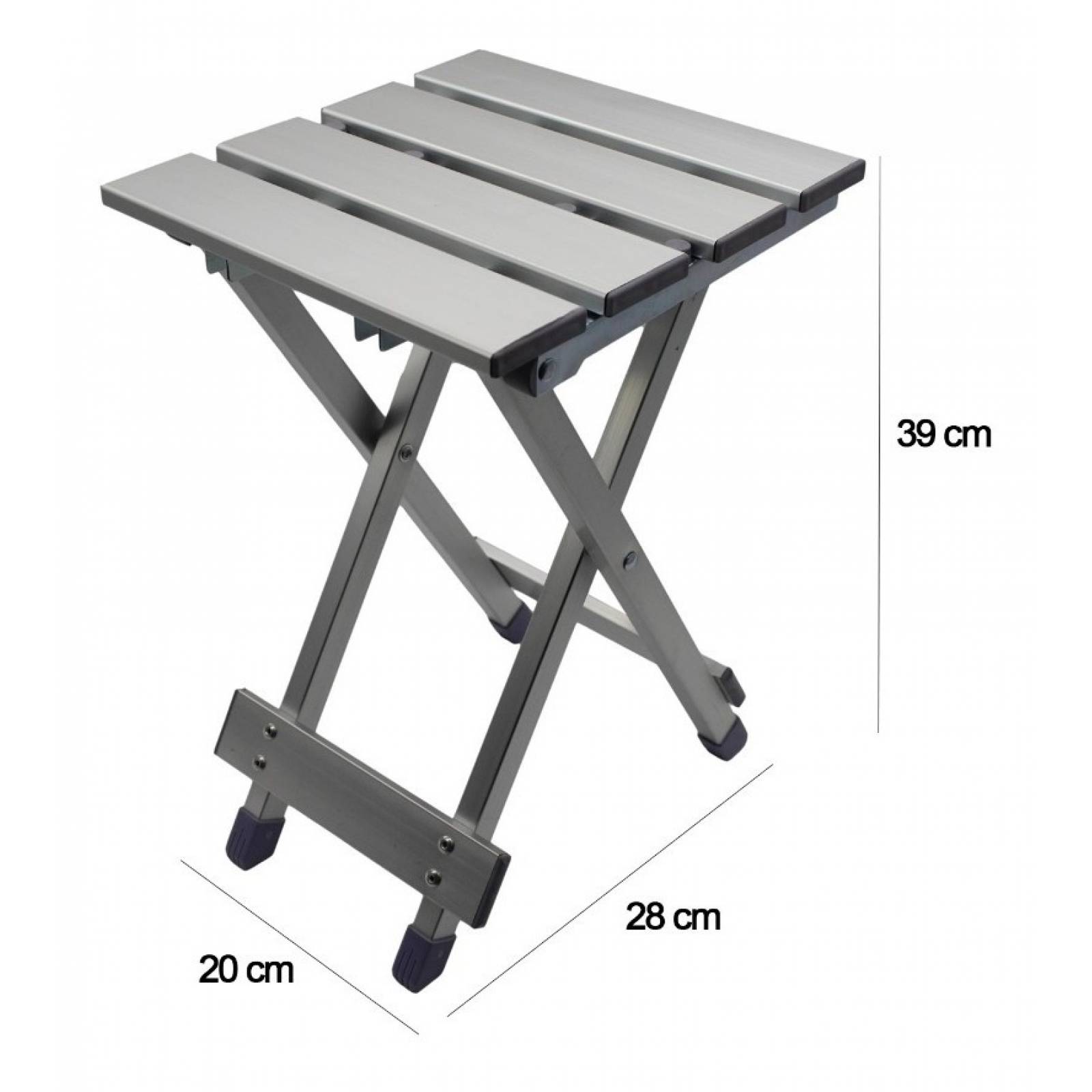 Banco Plegable Portátil Aluminio Multi Usos Campismo Filas 