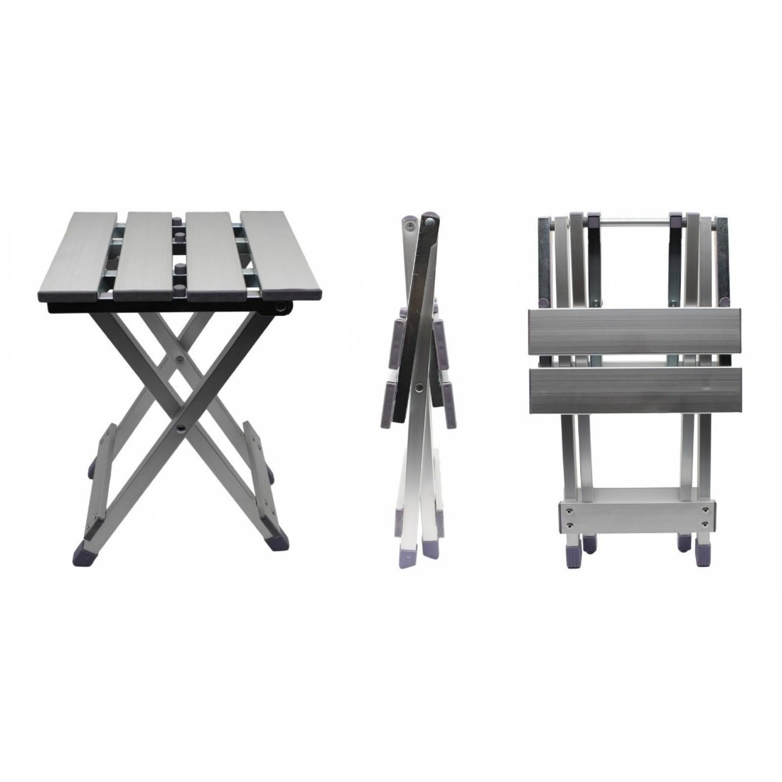 Banco Plegable Portátil Aluminio Multi Usos Campismo Filas 