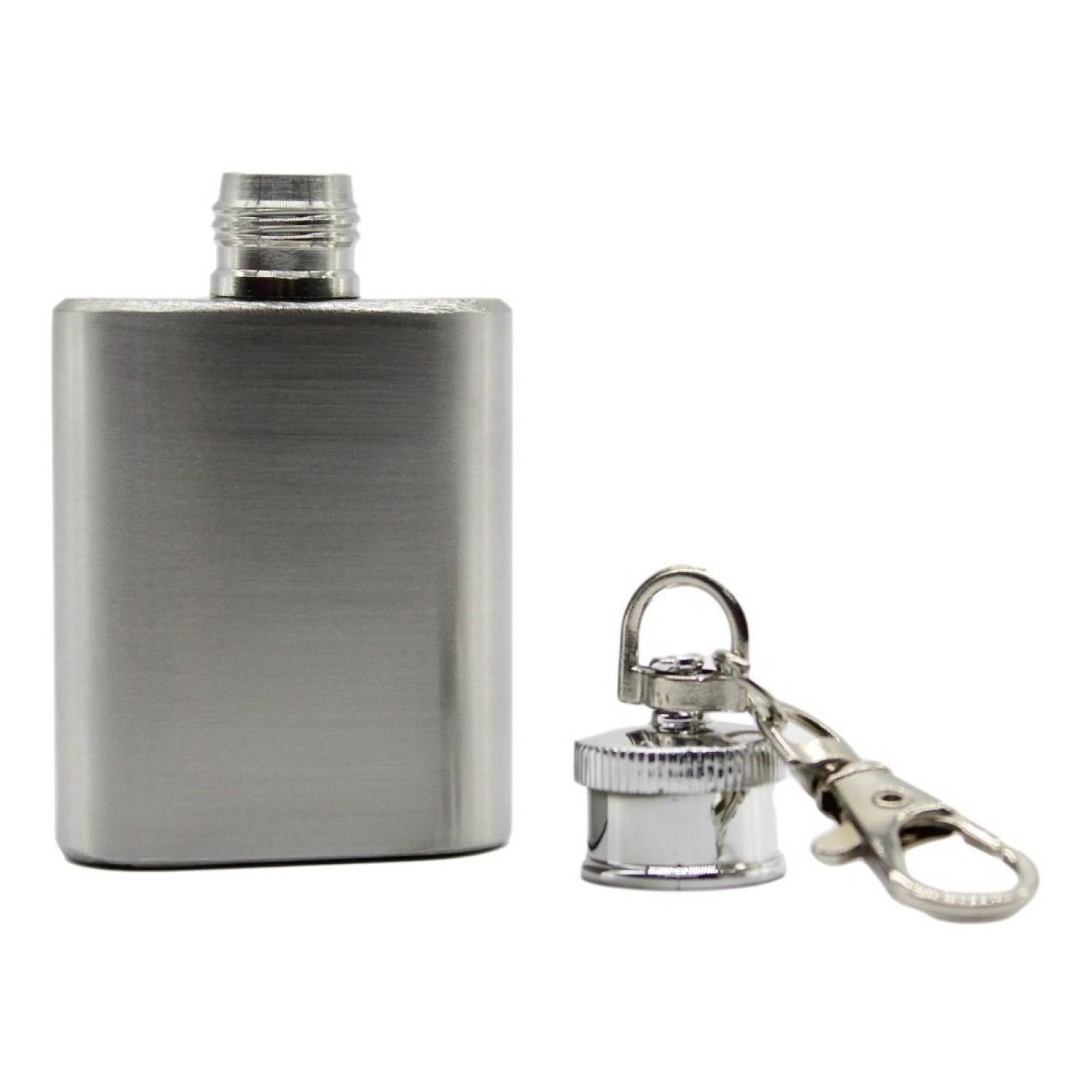 Llavero Licorera Anforita 1oz Acero Inoxidable Con Embudo