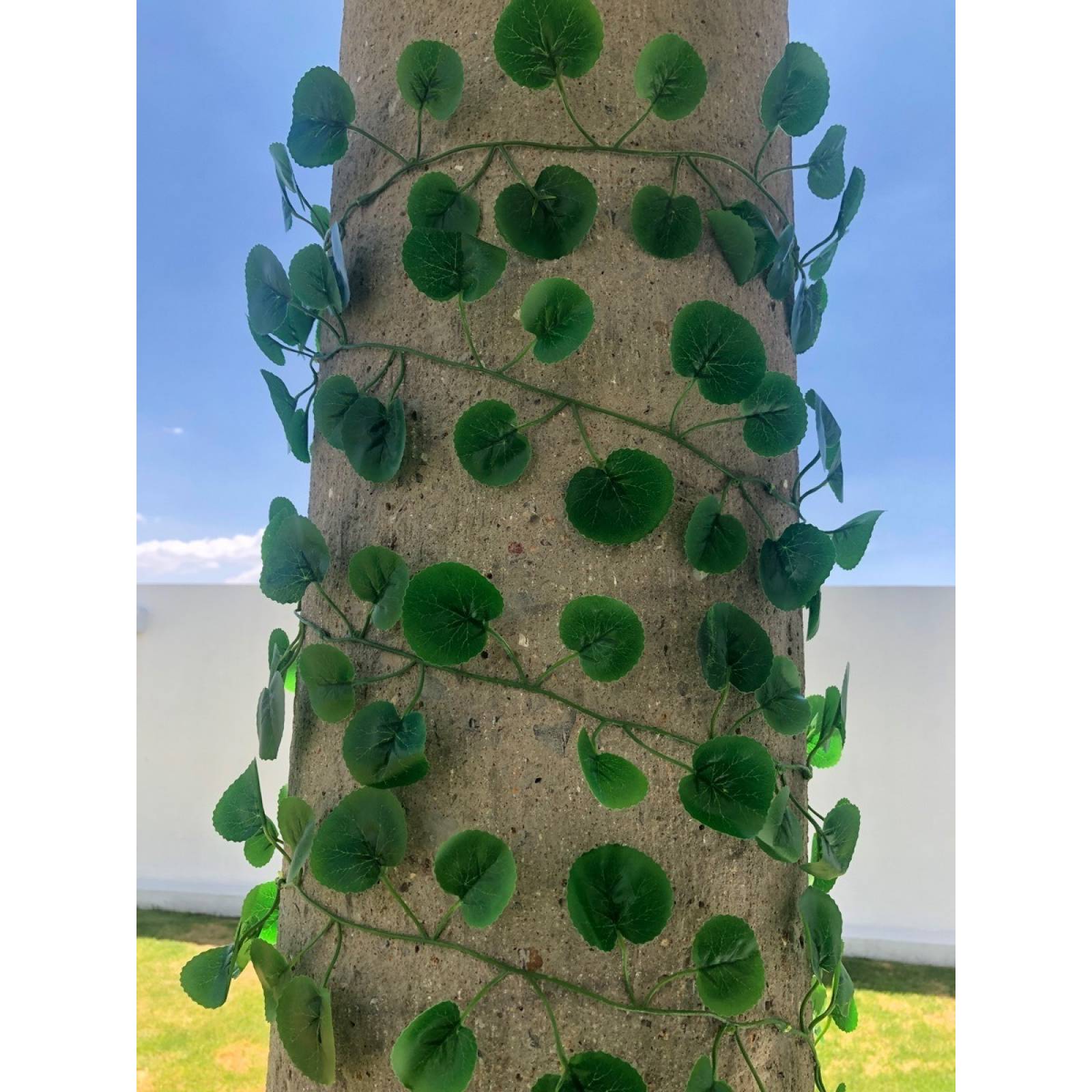 Follaje Artificial Guía Hiedra 2m Muro Verde Enredadera Lisa 12 Piezas Envio Gratis 