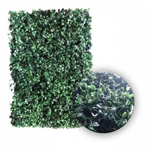 Follaje Artificial Sintetico Muro Verde 60pzas 60 X 40 Cm Arrayan Decoración De Bardas Y Paredes Cubre 144m2