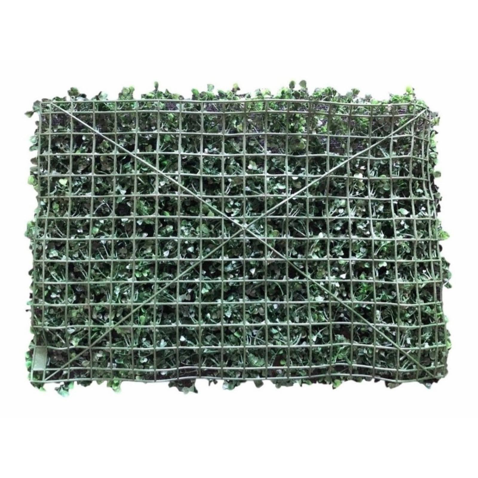 Follaje Artificial Sintetico Muro Verde 60pzas 60 X 40 Cm Arrayan Decoración De Bardas Y Paredes Cubre 144m2