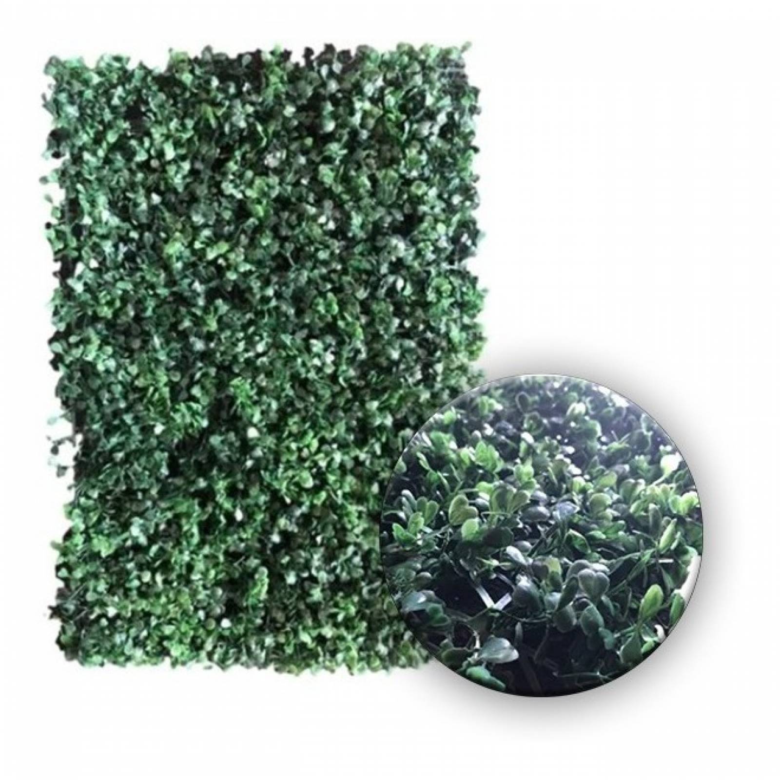Follaje Artificial Sintetico Muro Verde 15pzas 60 X 40 Cm Arrayan Decoración De Bardas Y Paredes Cubre 36m2