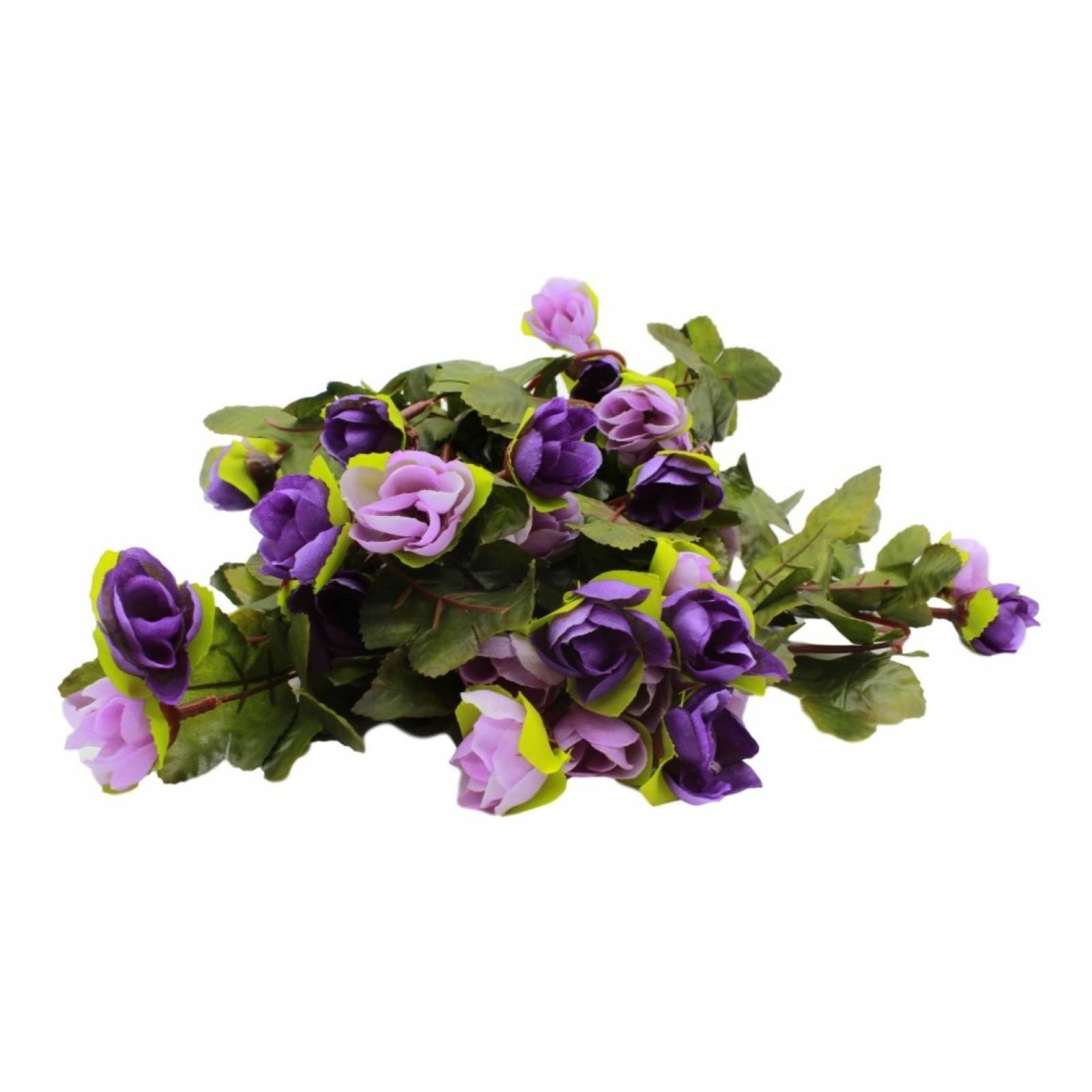 Guia Rosas Enredadera 22mts Decoración Flor Artificial    