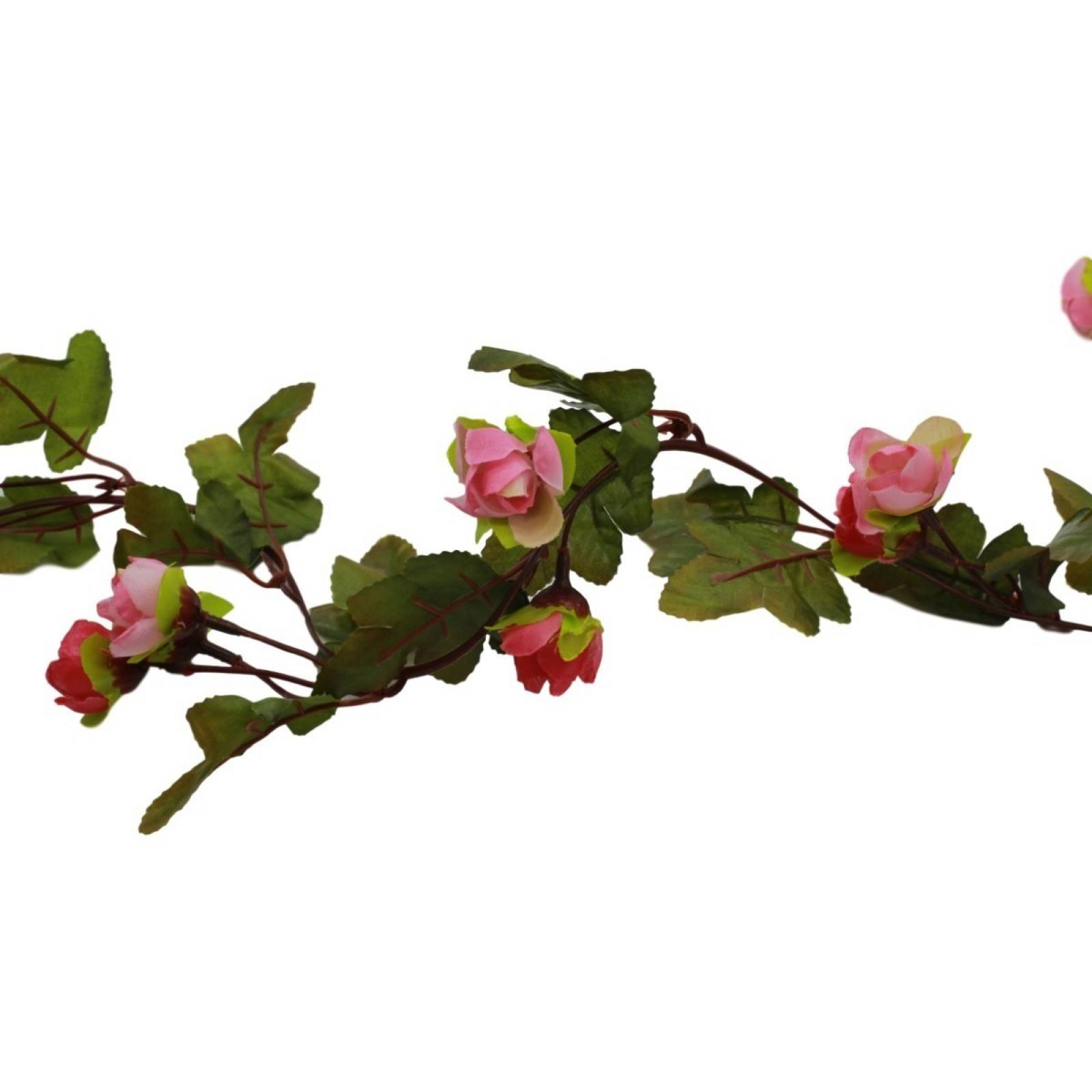Guia Rosas Enredadera 22mts Decoración Flor Artificial    