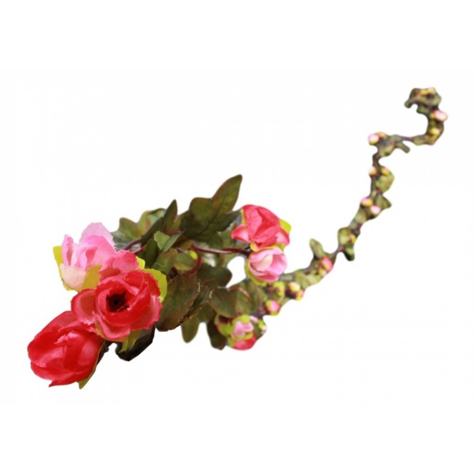 Guia Rosas Enredadera 22mts Decoración Flor Artificial    