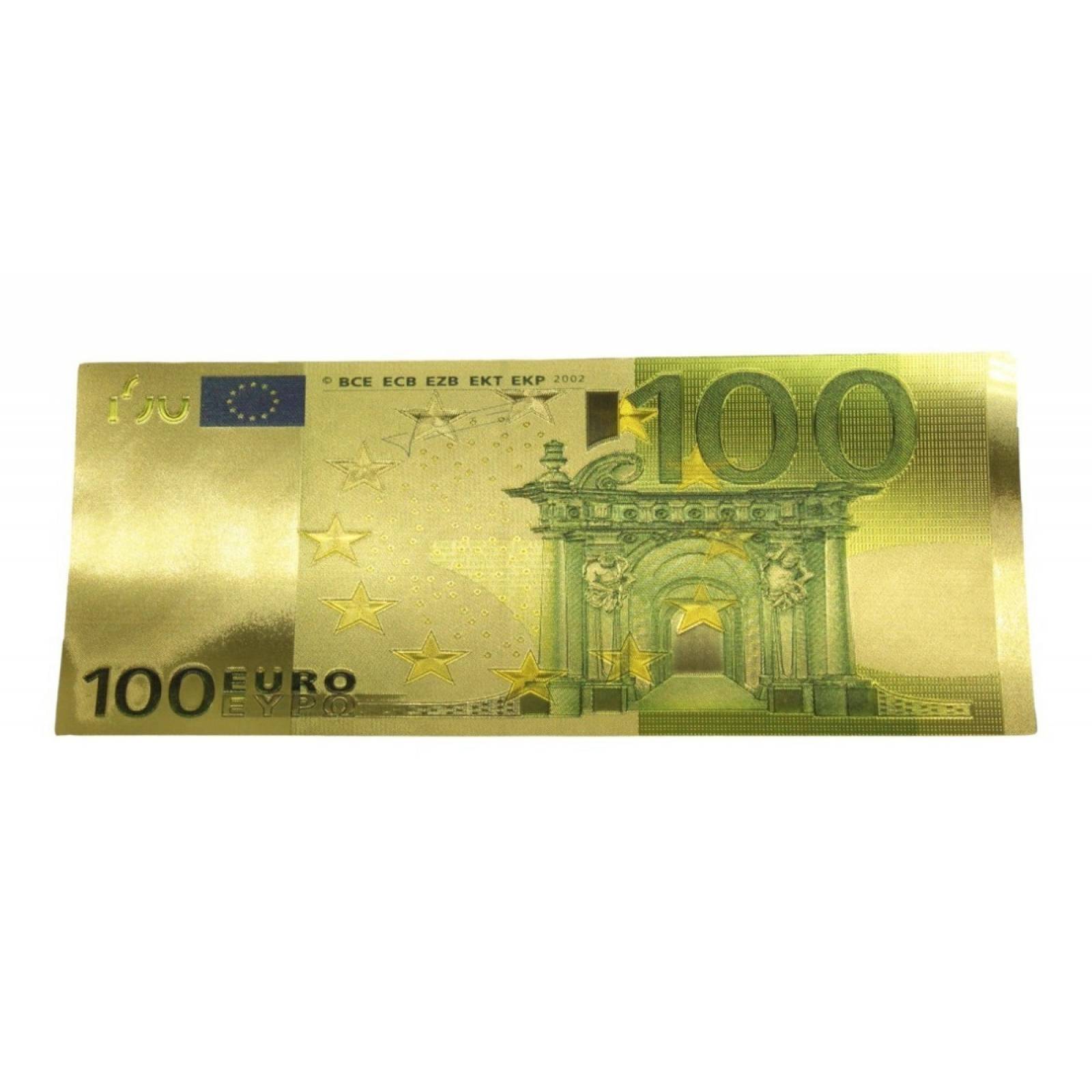 1000 Billetes Dorados Color Imitación Oro 24k Buena Suerte