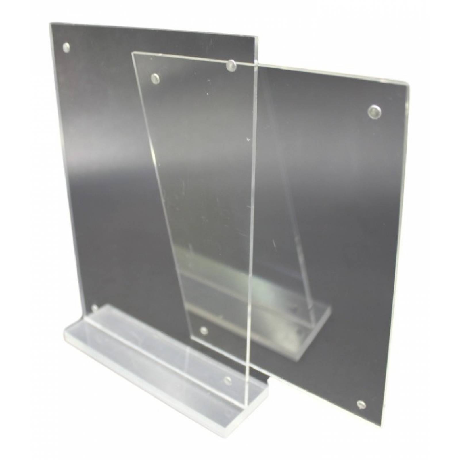 Porta Menu Acrilico Doble Vista Imán Restaurante 10pzas 