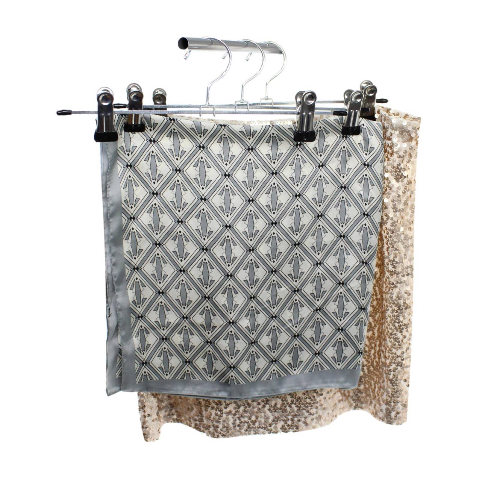 Caja De Ganchos Para Ropa Pantalon Metal Con Pinzas 400 Pzas