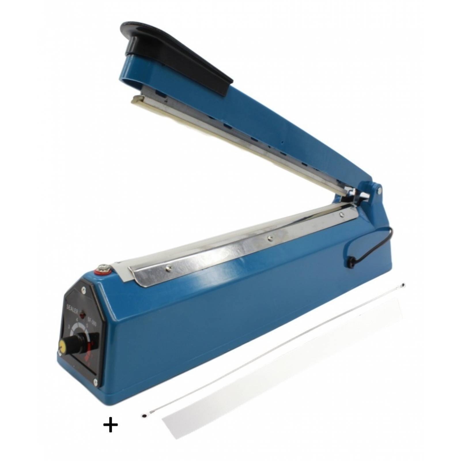 Maquina Selladora Termica Plastico Bolsas 30cm + 3 Repuestos