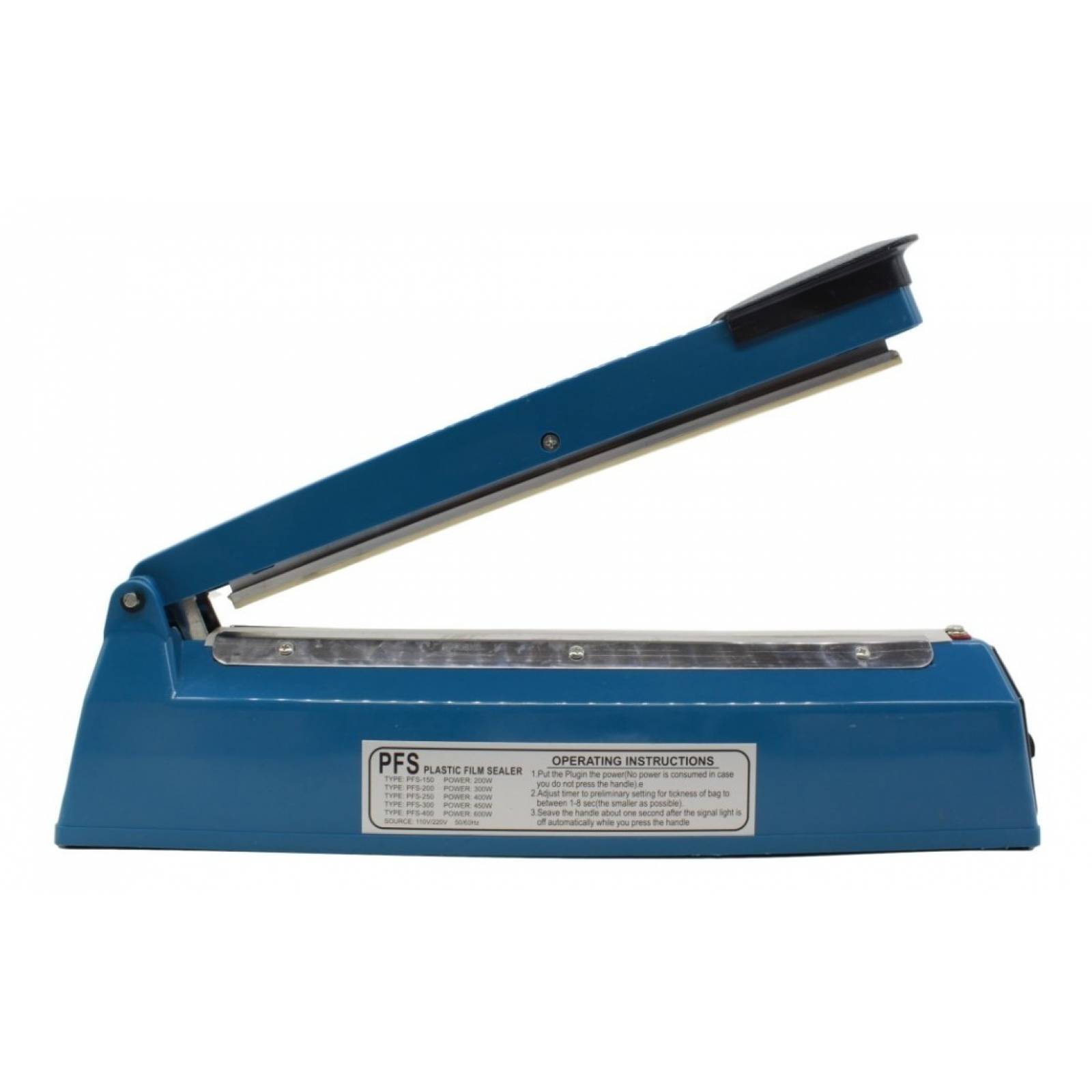 Maquina Selladora Termica Plastico Bolsas 30cm + 3 Repuestos