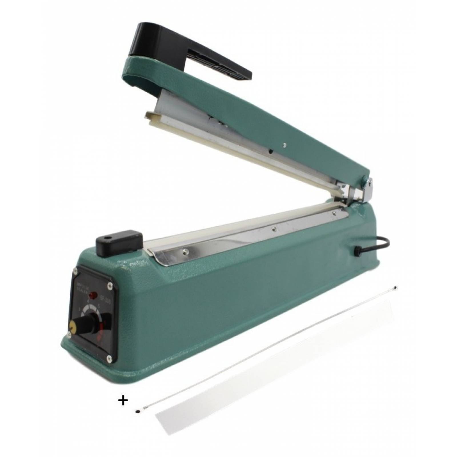 Selladora Acero Impulso 30cm Bolsa Y Globo Metalico + Repues