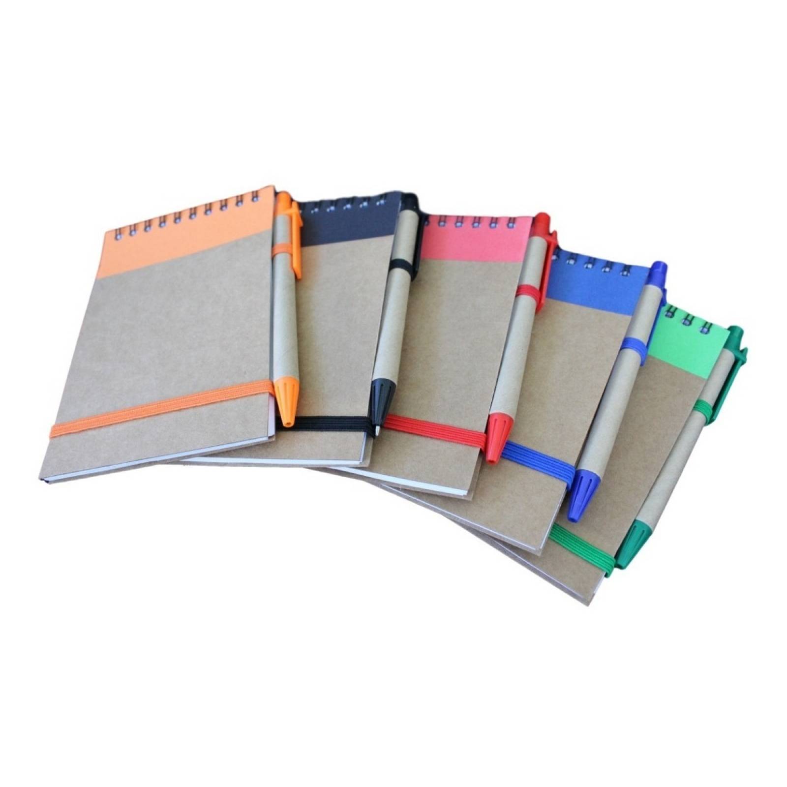 Libreta De Bolsillo Ecologica Expo Con Boligrafo 95 X 145 Cm 50 Hojas 50 Piezas