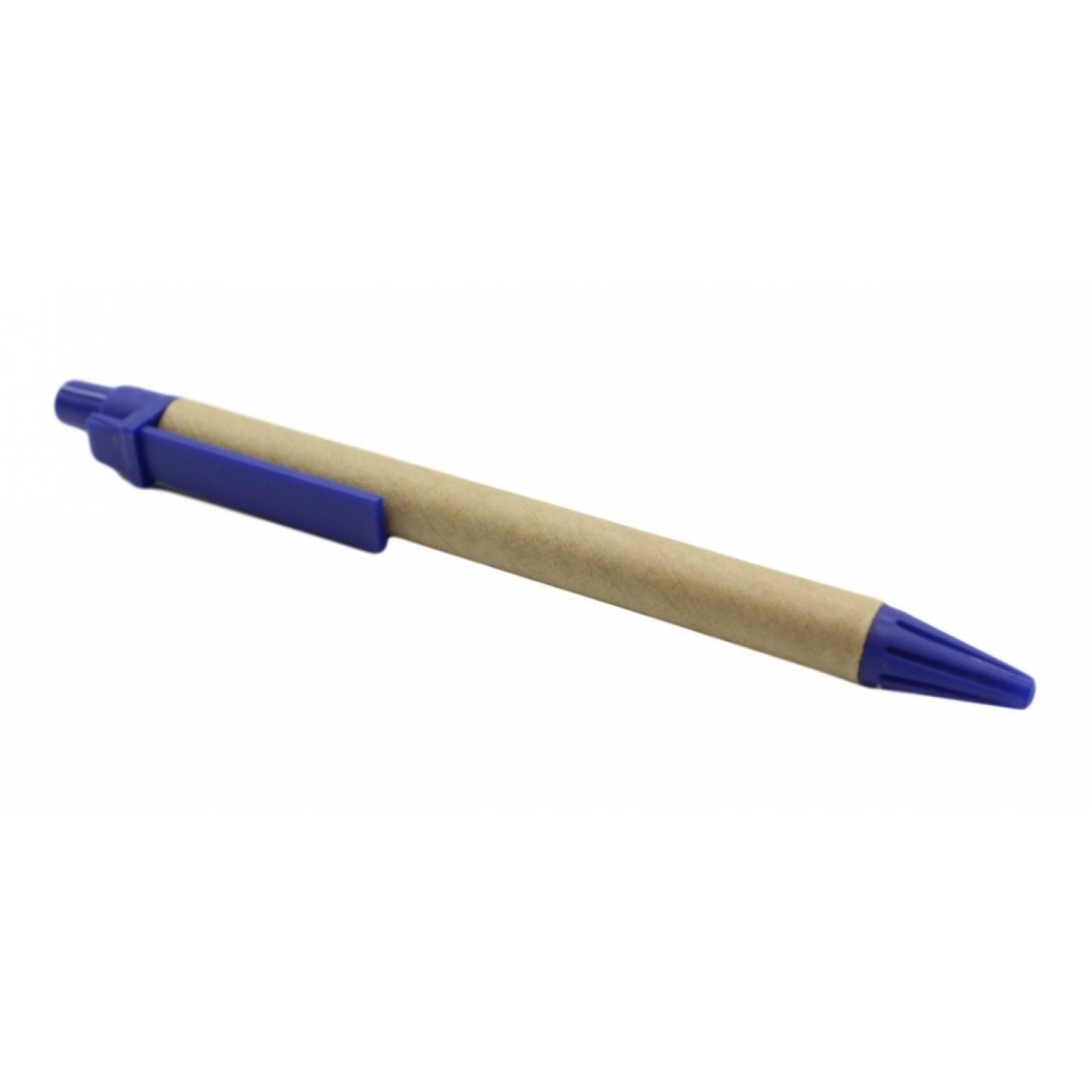 Pluma Boligrafo Ecologica Carton 200 Piezas