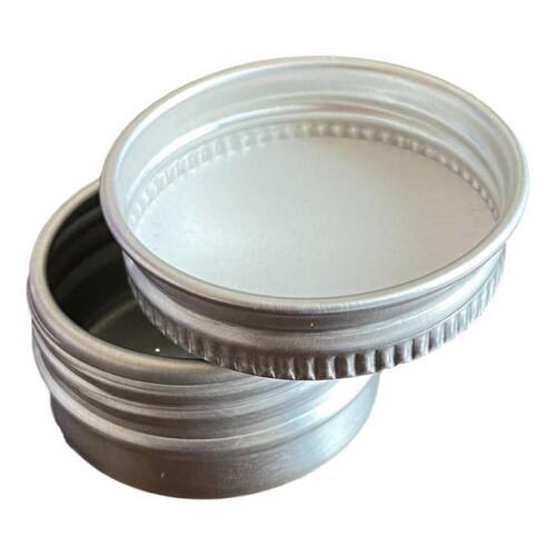 Lata Aluminio Crema Pomadera Envase 5g 018oz 50pzas Envio