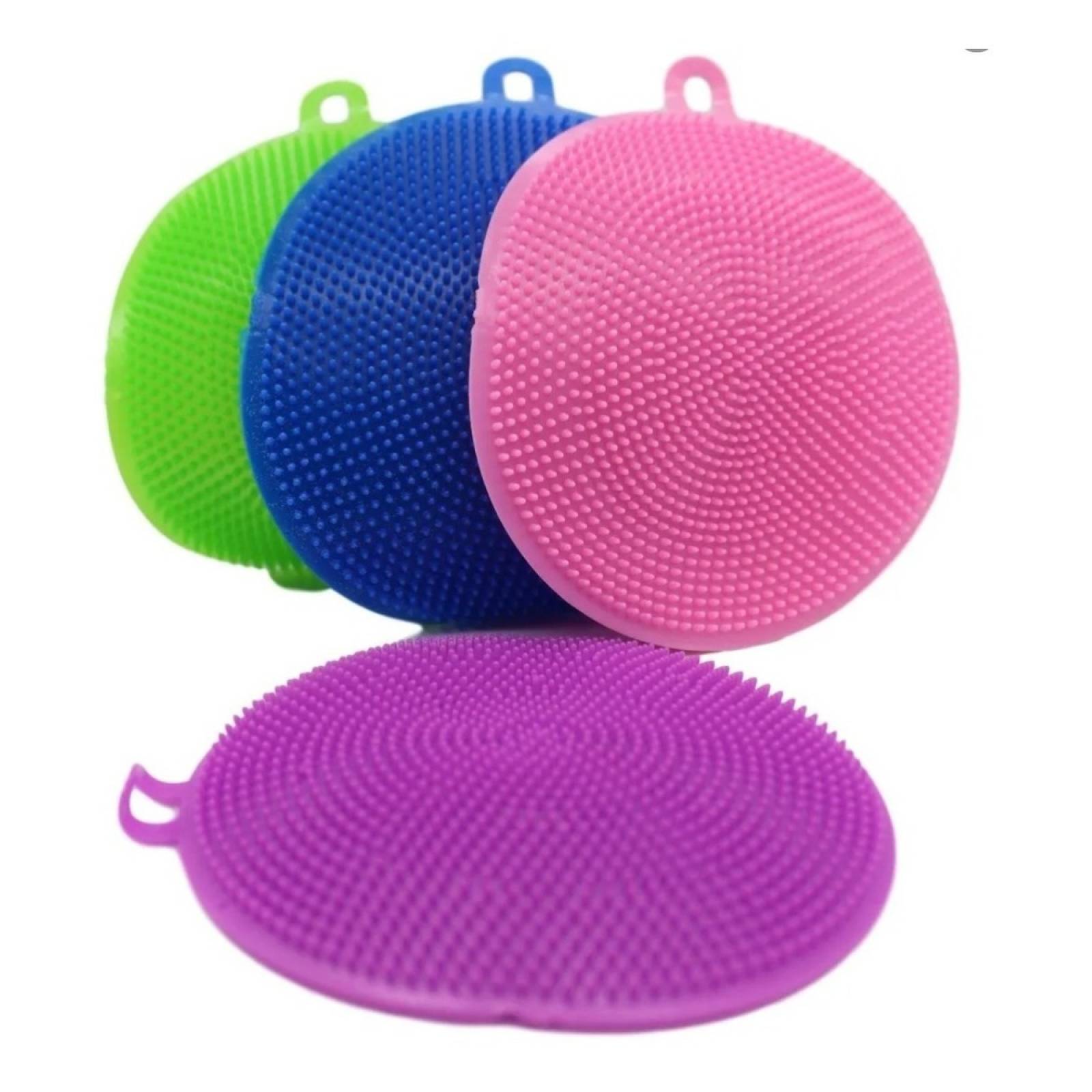 50 Esponja Magica Silicon Antibacterial No Rayones Trastes 