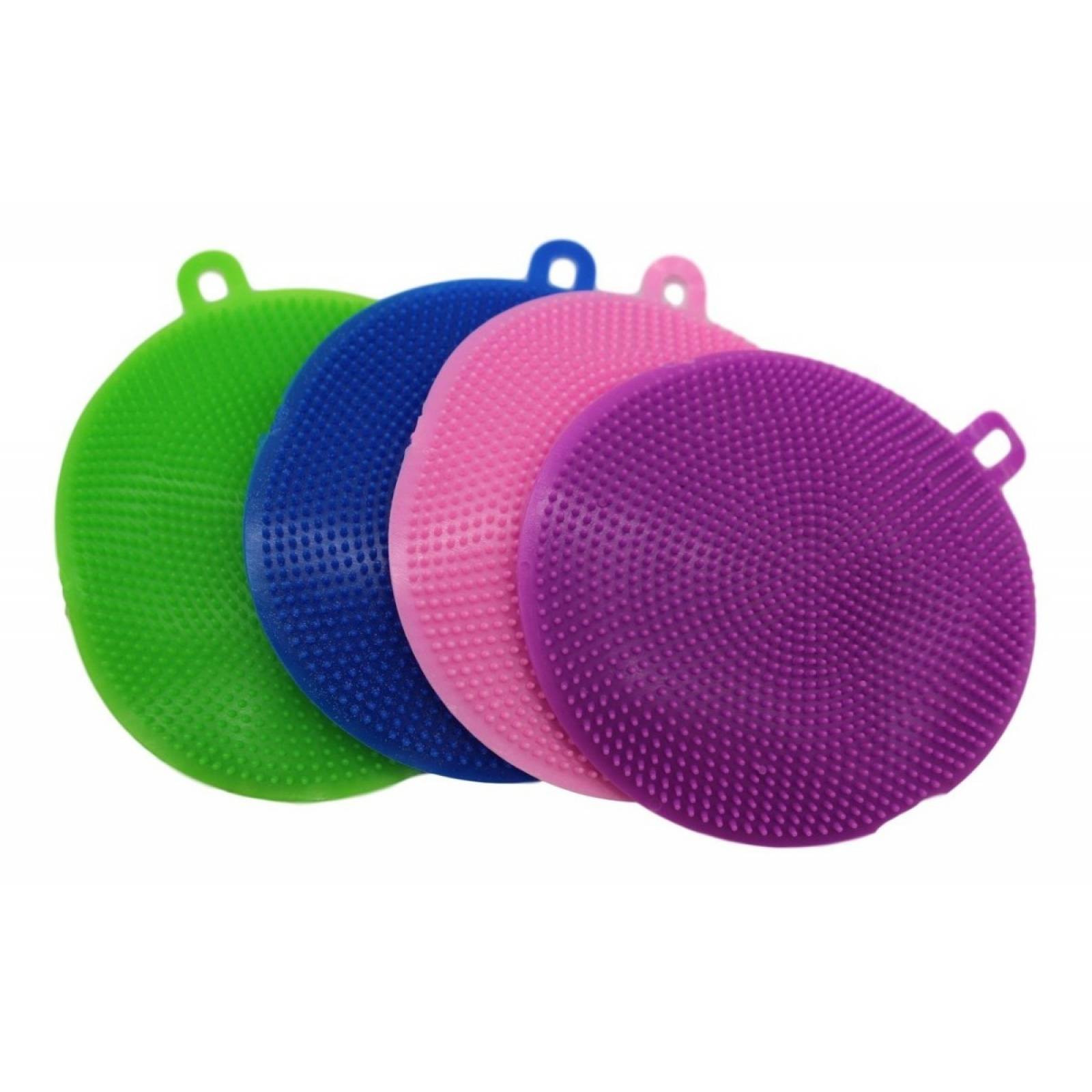 Esponja Magica Silicon Antibacterial No Rayones Trastes 