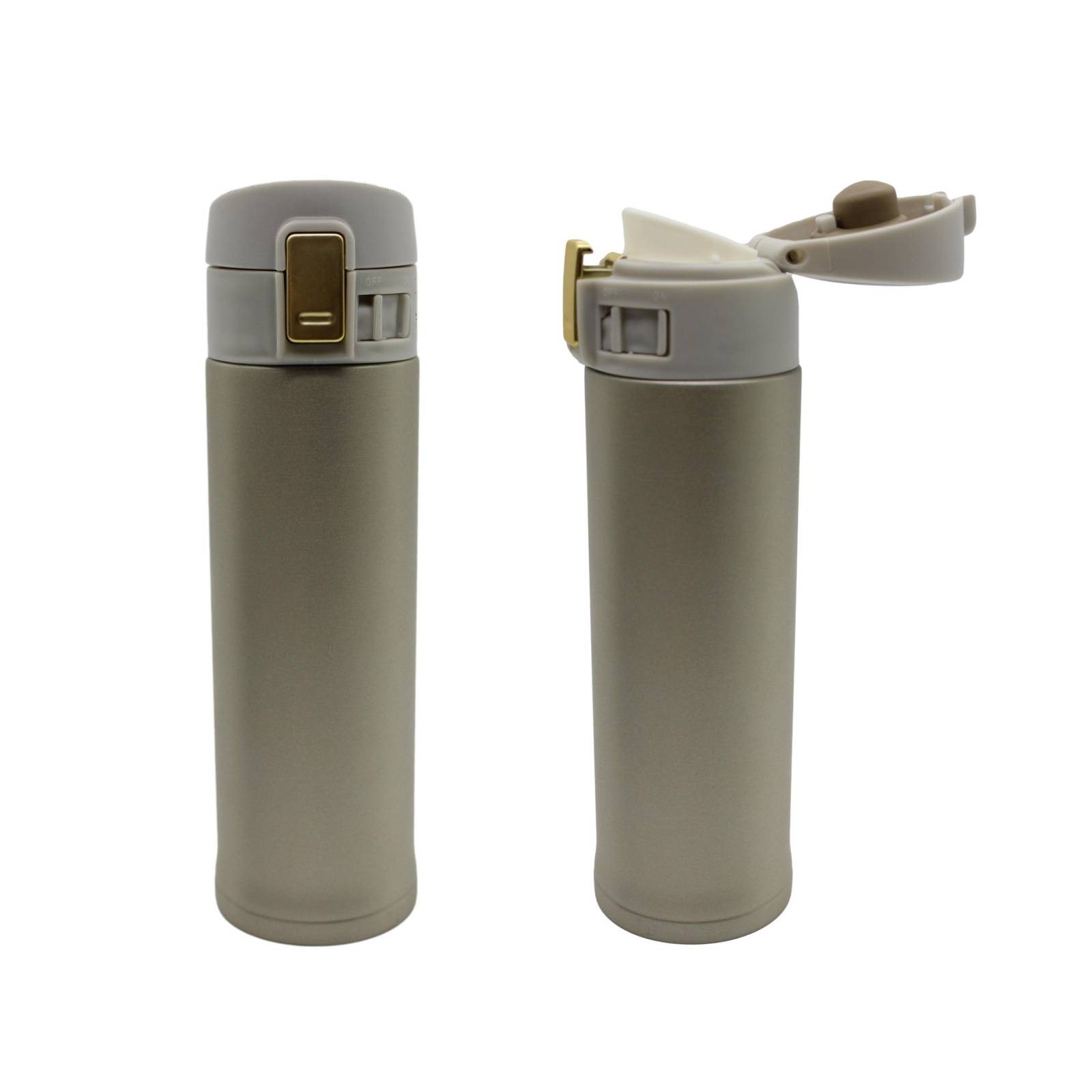 Termo De Acero Inoxidable 500 Ml Negro Azul Dorado Y Rosa Termico Para Calor Y Frio Resistente 