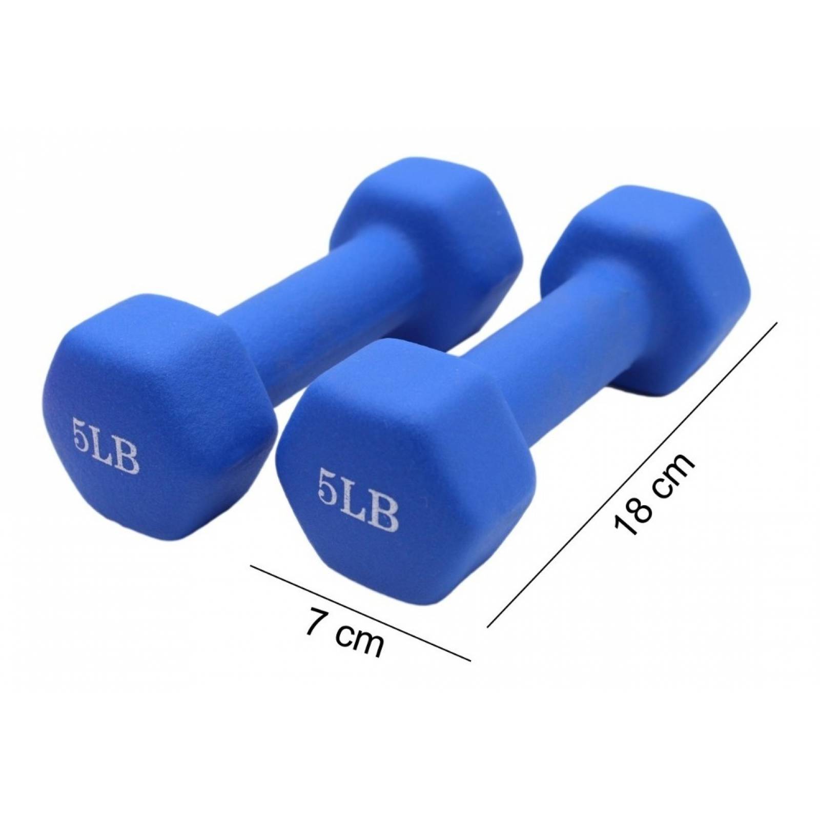 Set 6 Piezas Pesas Mancuernas Neopreno Con Soporte Fitness 