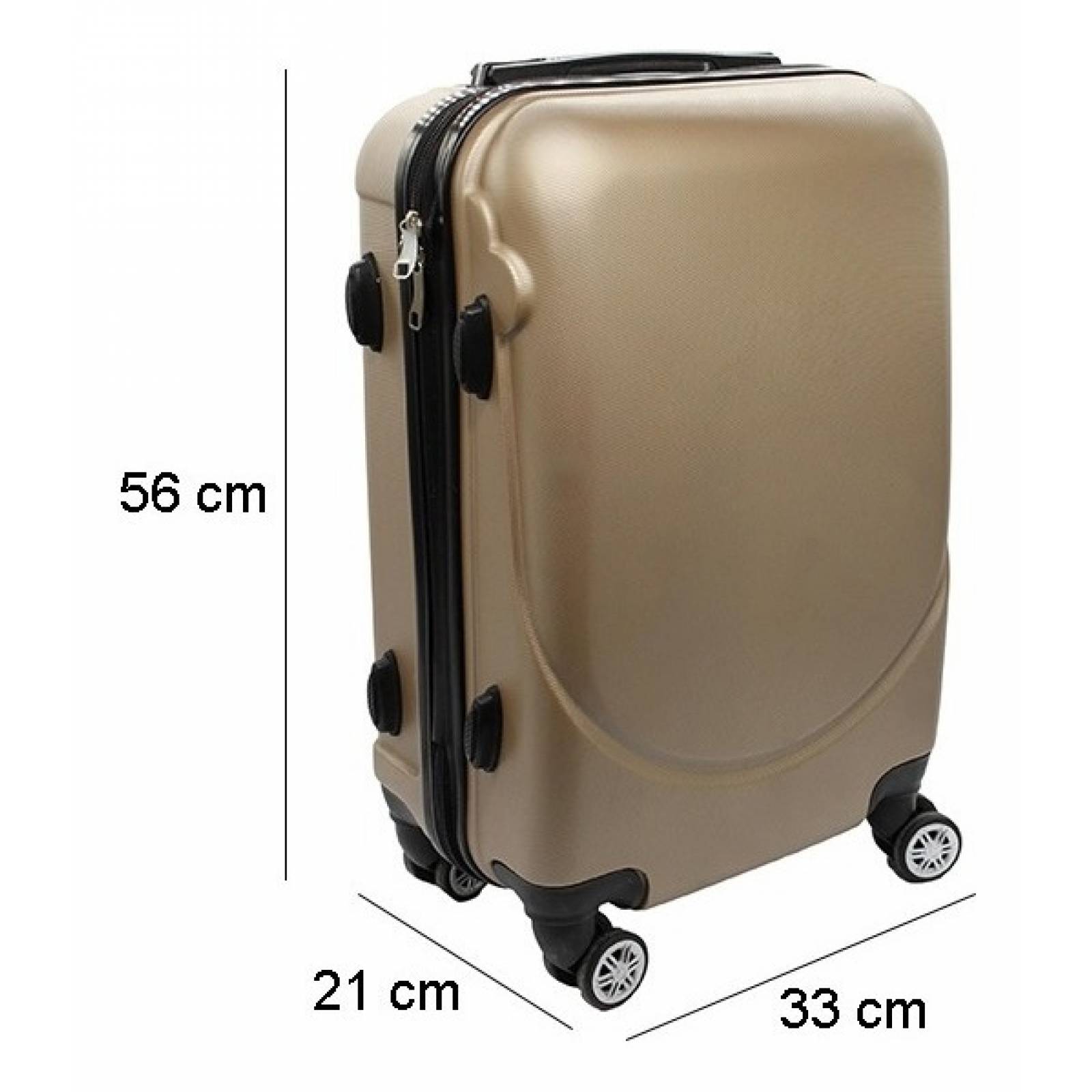 Maleta Rigida Mano A Bordo Candado Seguridad Carry On 360 Policarbonato Para Viajes Envio Gratis