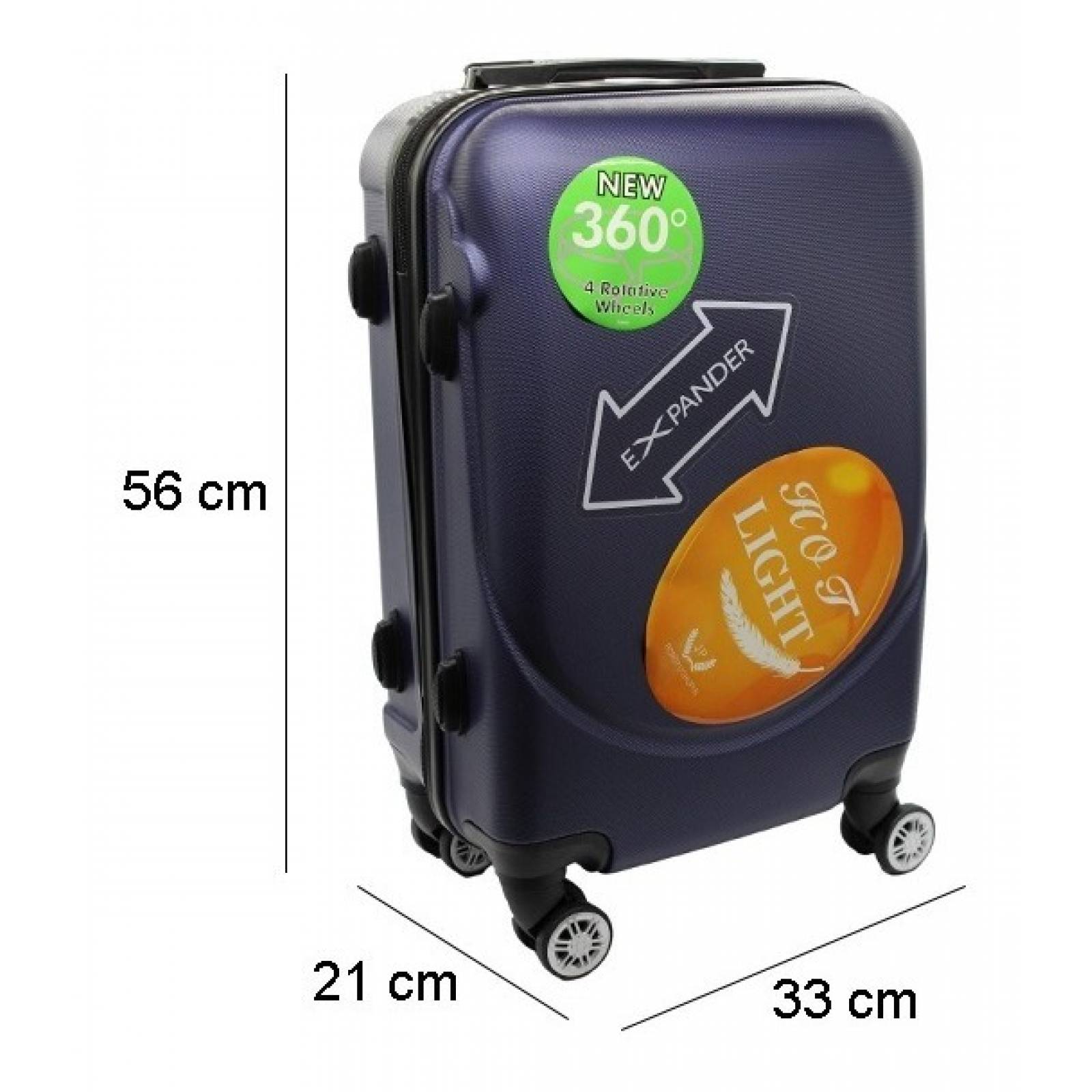 Maleta Rigida Mano A Bordo Candado Seguridad Carry On 360 Policarbonato Para Viajes Envio Gratis