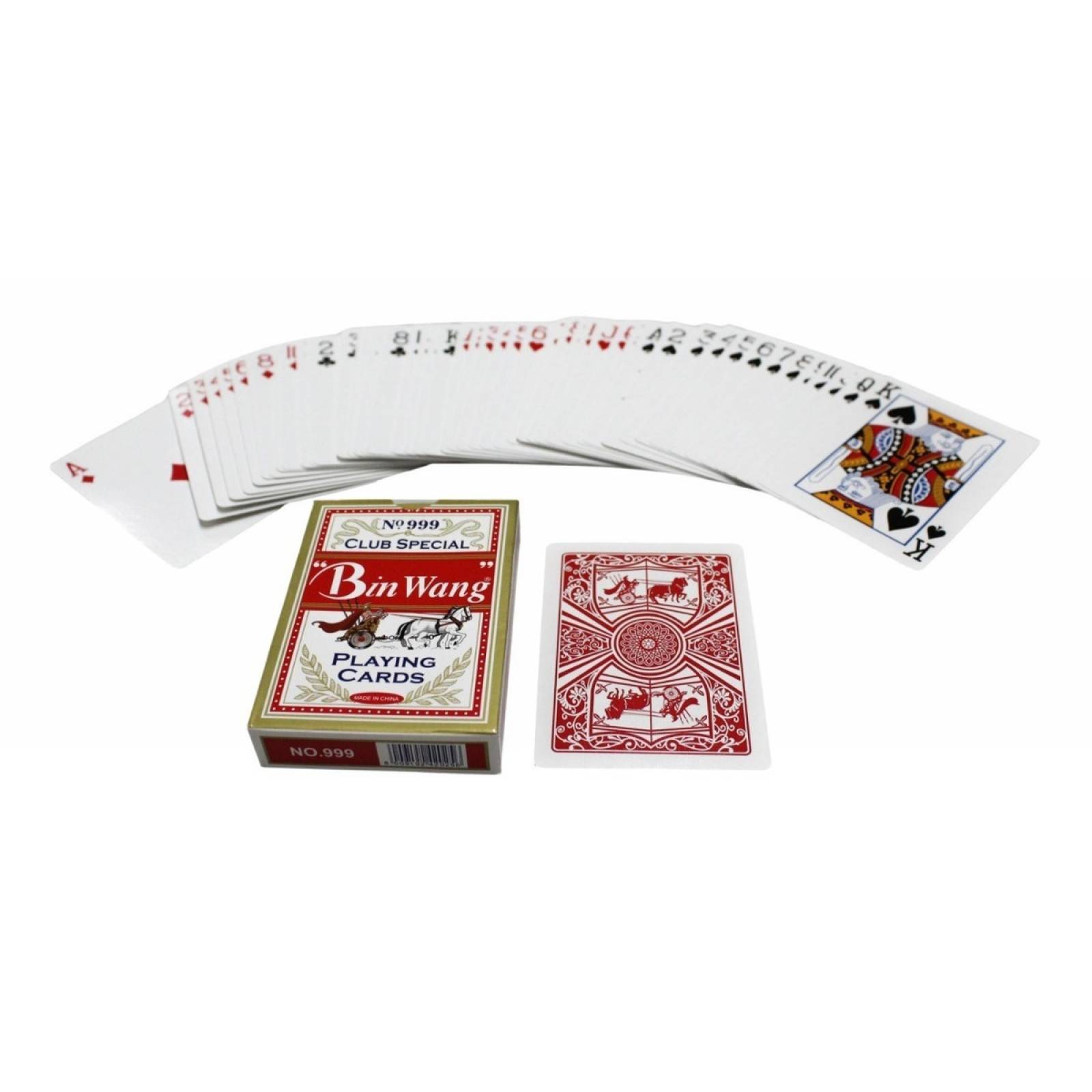 Baraja Poker No999 Cartas Naipes Plastificada Holdem Ingles