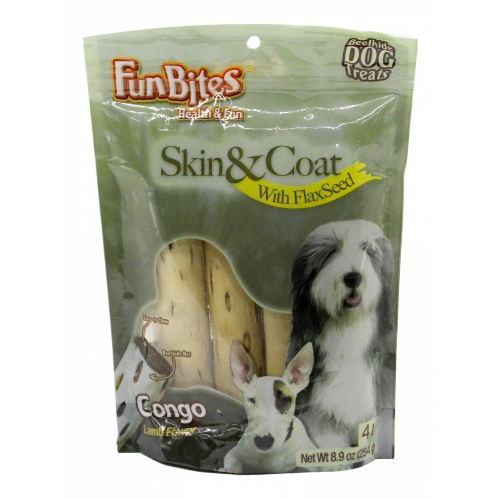 Carnaza De Res Sabor Cordero Para Perro Congo Sticks Premios