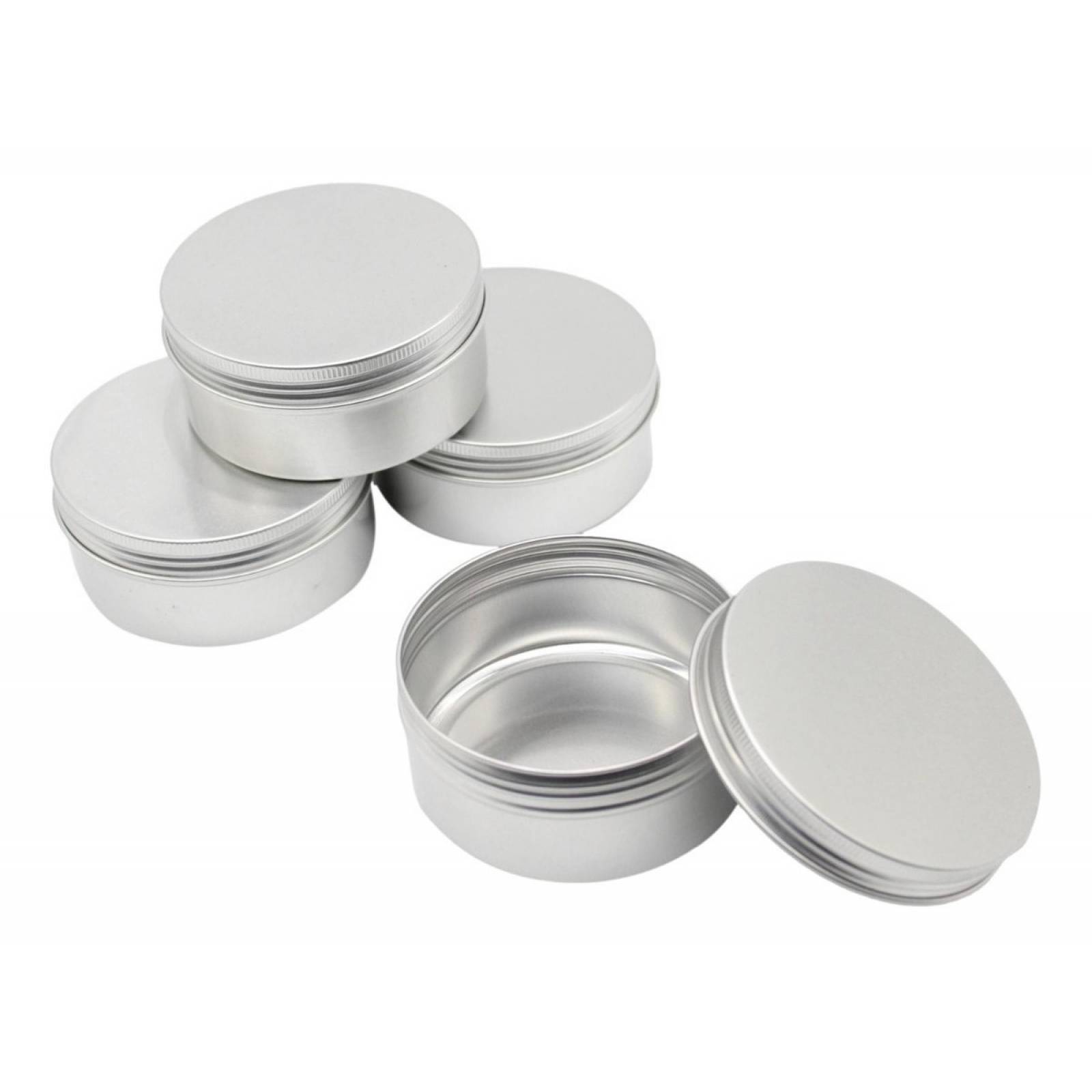 Lata Aluminio Crema Pomadera Envase 150g 2oz 30pzas Envio