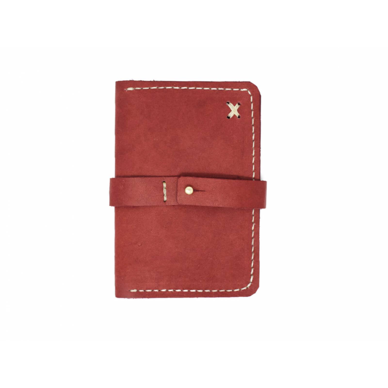 Porta pasaporte vino