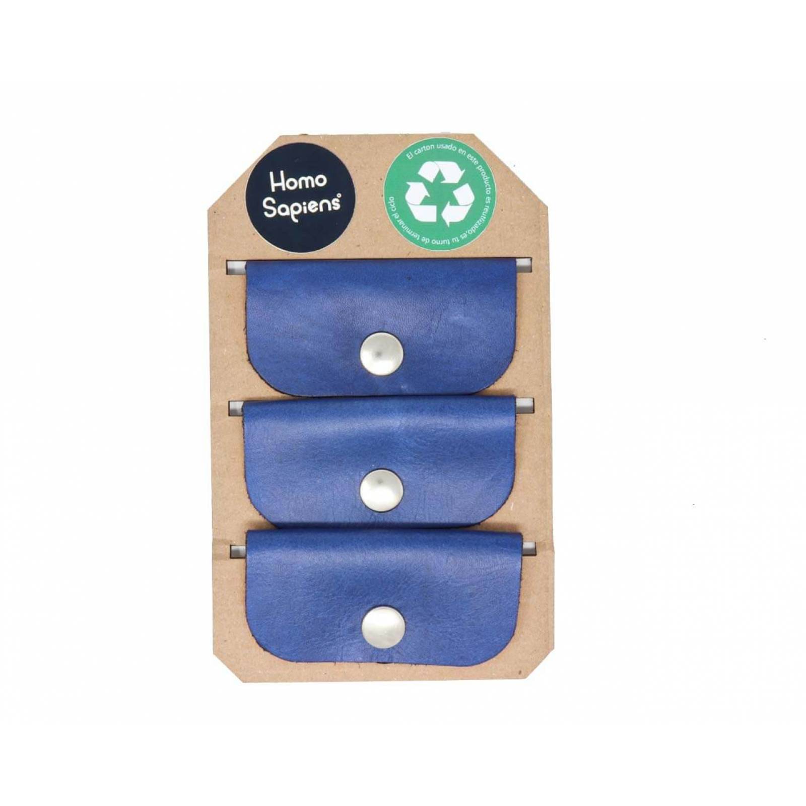 Pack 3  Porta cable / audífono Azul