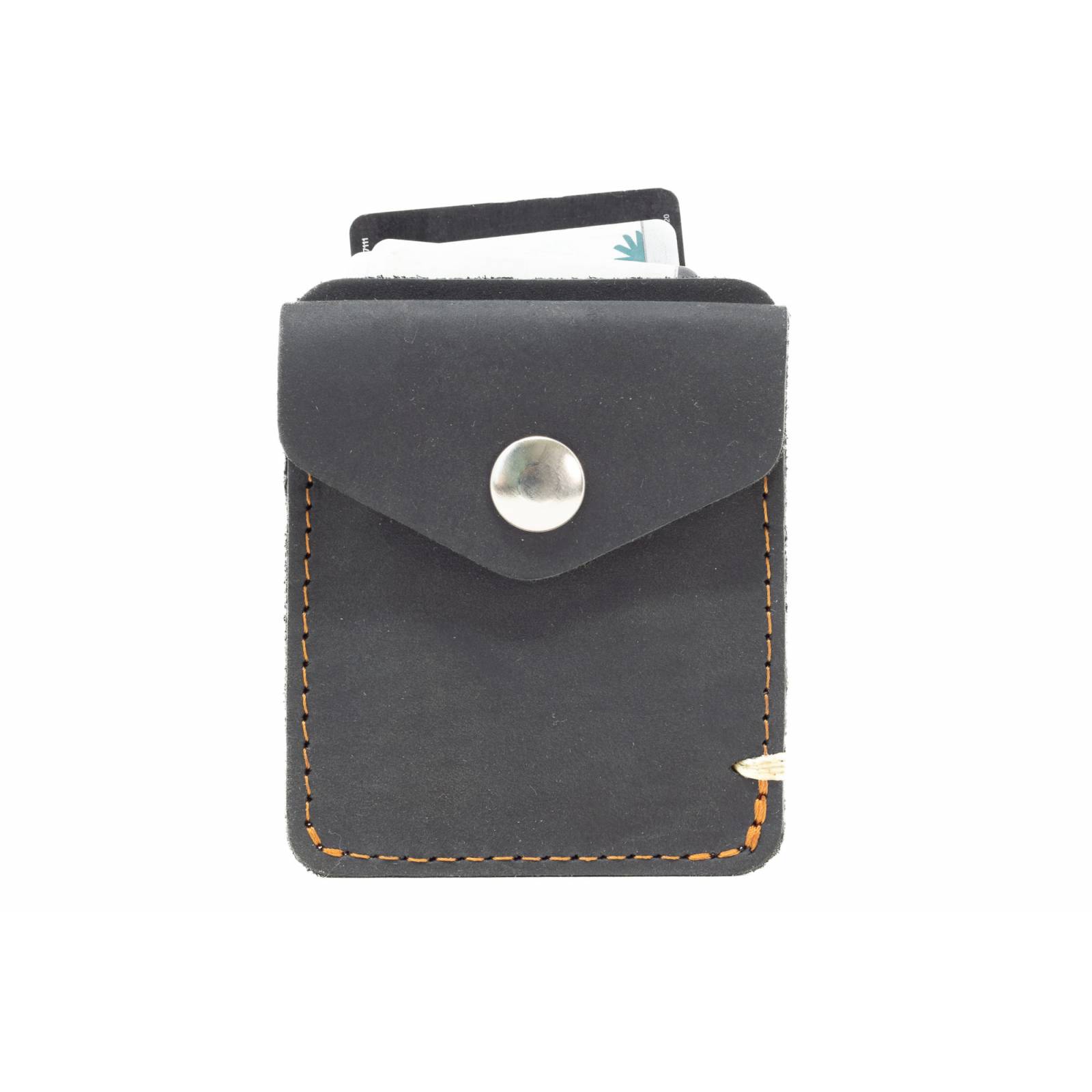 Monedero Mod. 02 Negro Homo Sapiens 100% piel