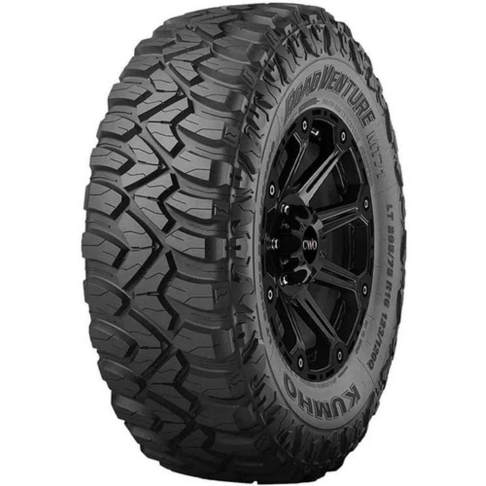 Paquete De 2 Llantas 33x12 5r20 Kumho Road Venture Mt71 119q