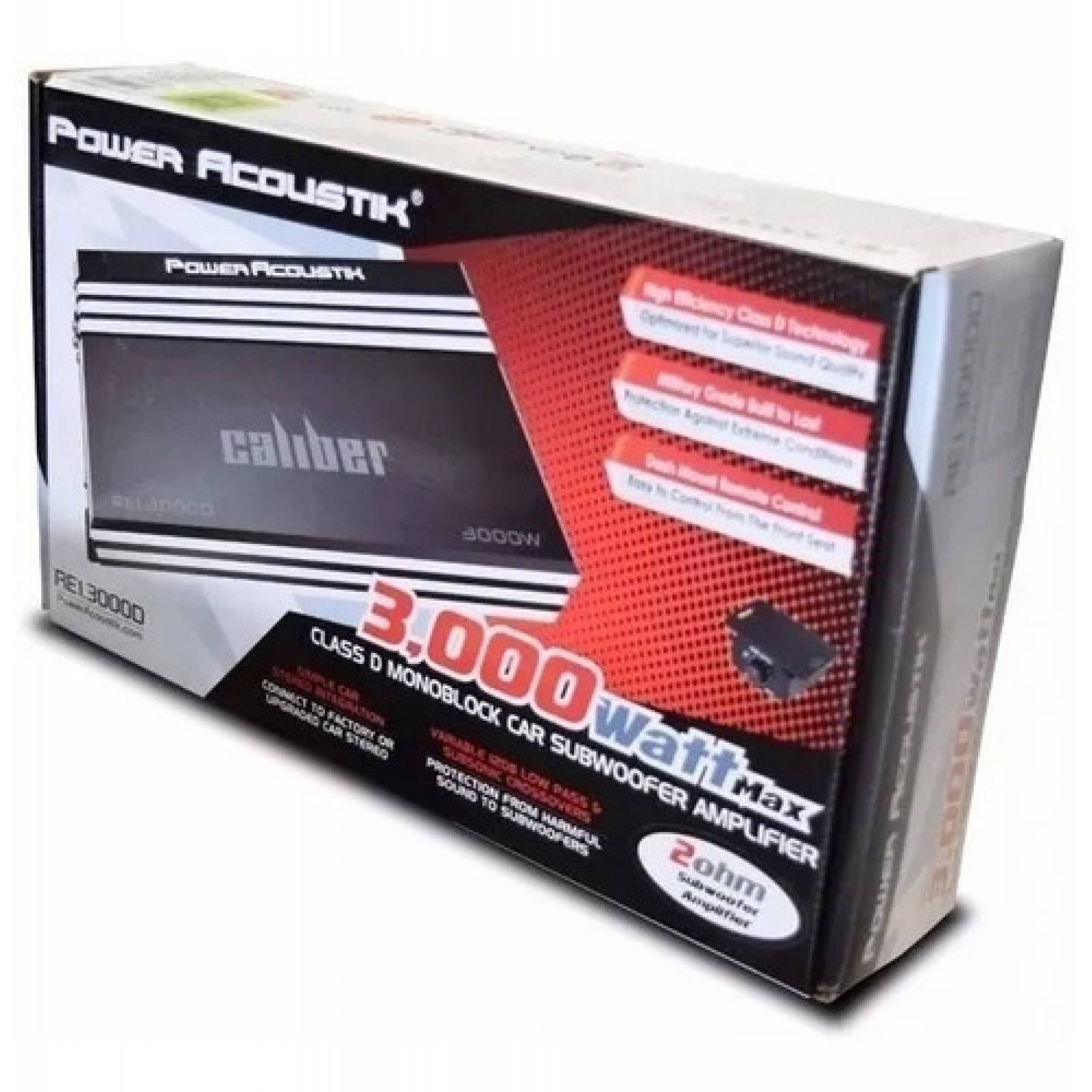 Amplificador Clase D Power Acoustik Re1 3000d Fuente 3000w
