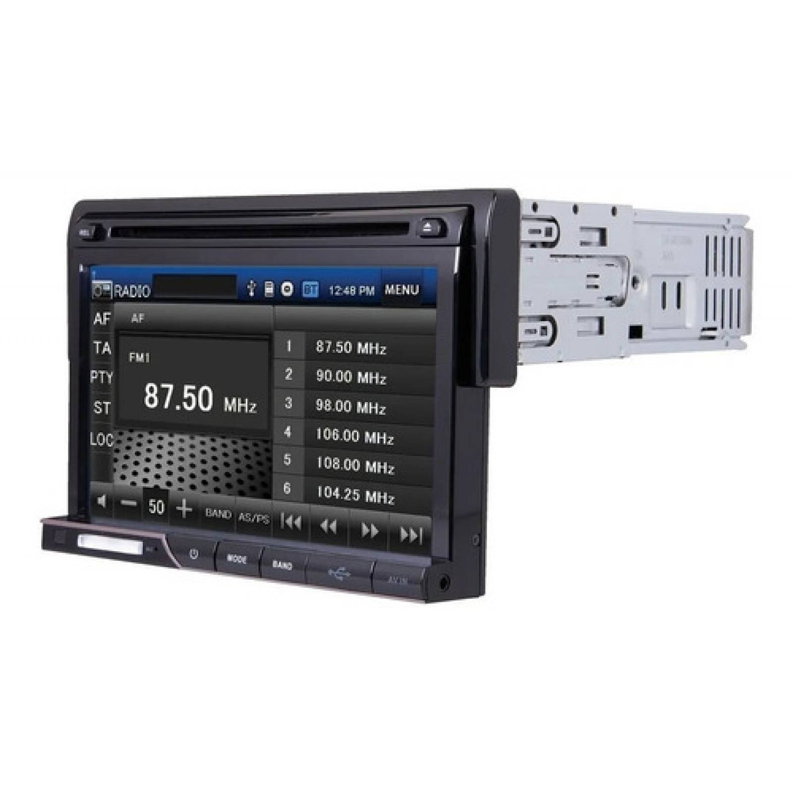 Autoestereo Power Acoustik Pd 710b Aux Bt 7puLG Sd Usb 