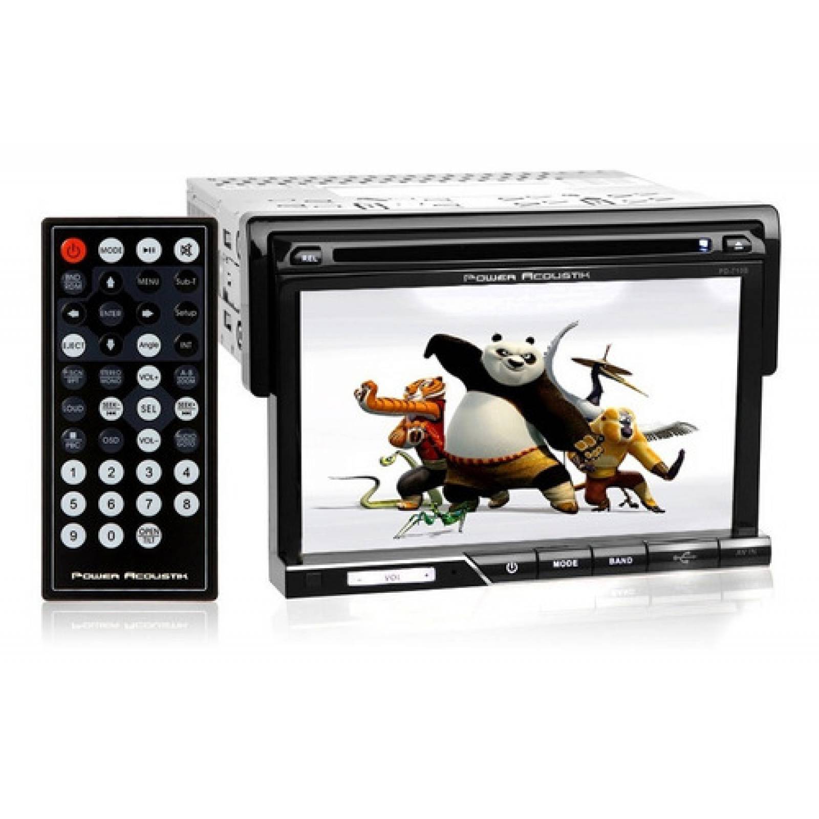 Power Acoustik Pd 710b Din Simple Multimedia Fuente Con Bt