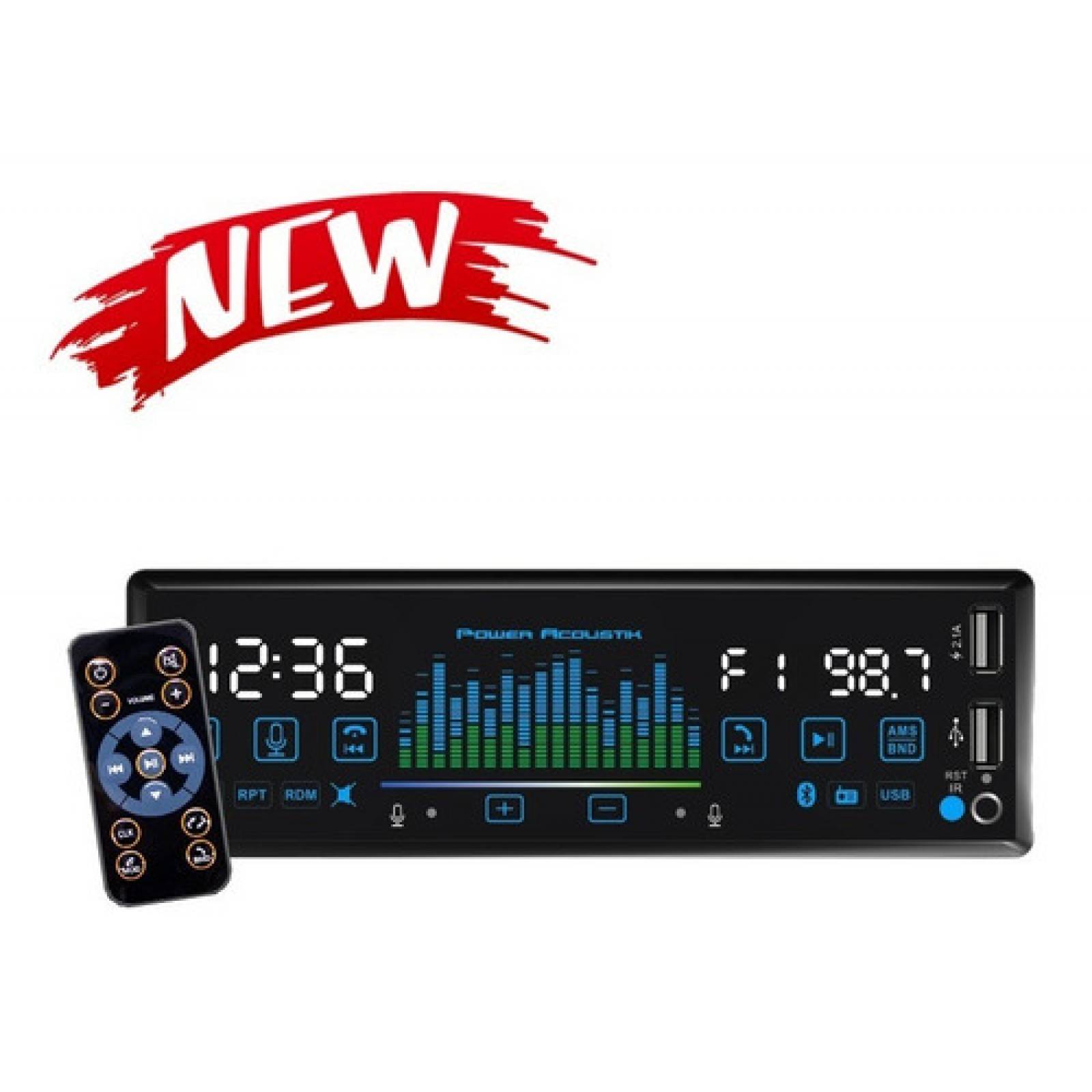 Autoestereo Power Acoustik Pl60mb Sb Bt Touch