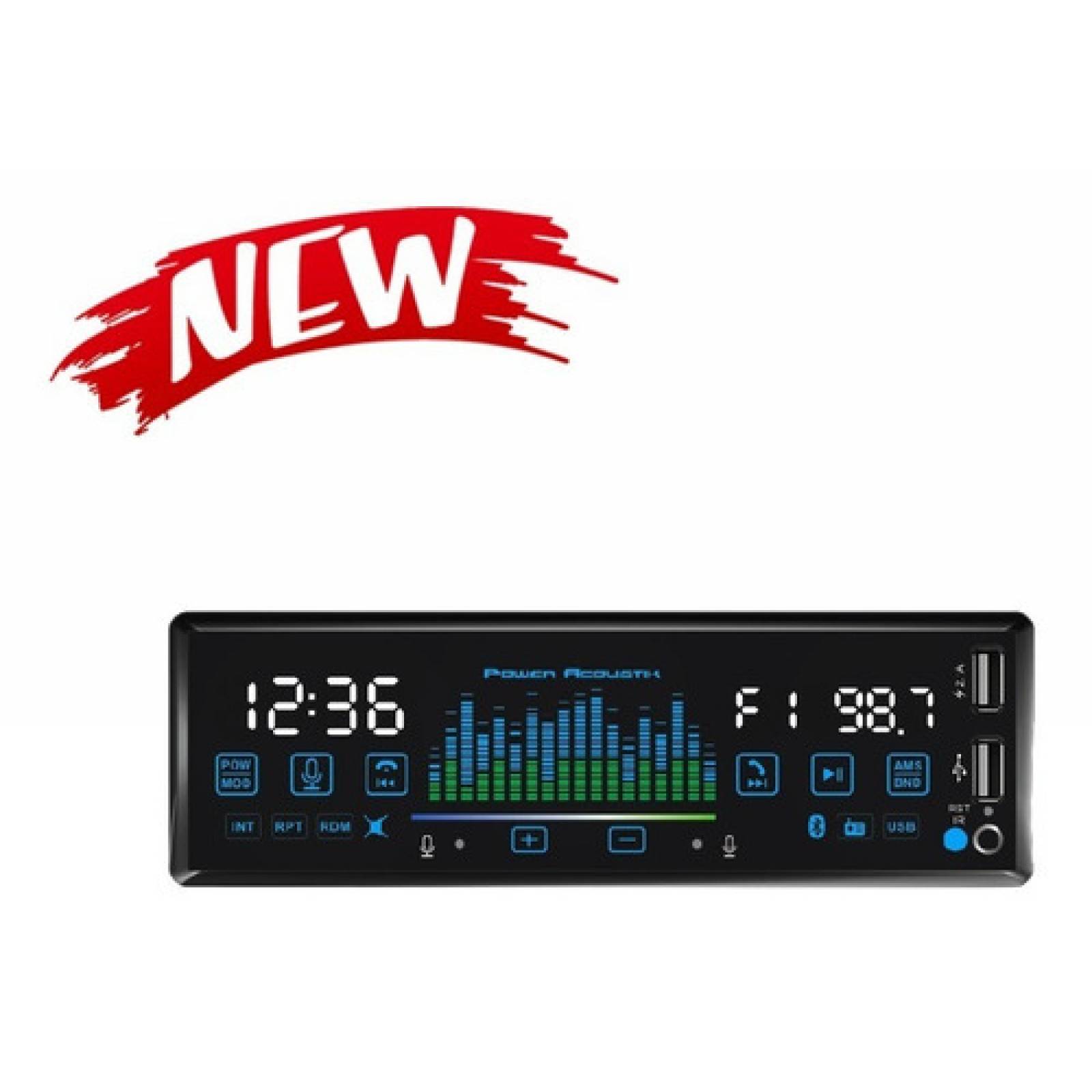 Autoestereo Power Acoustik Pl60mb Sb Bt Touch