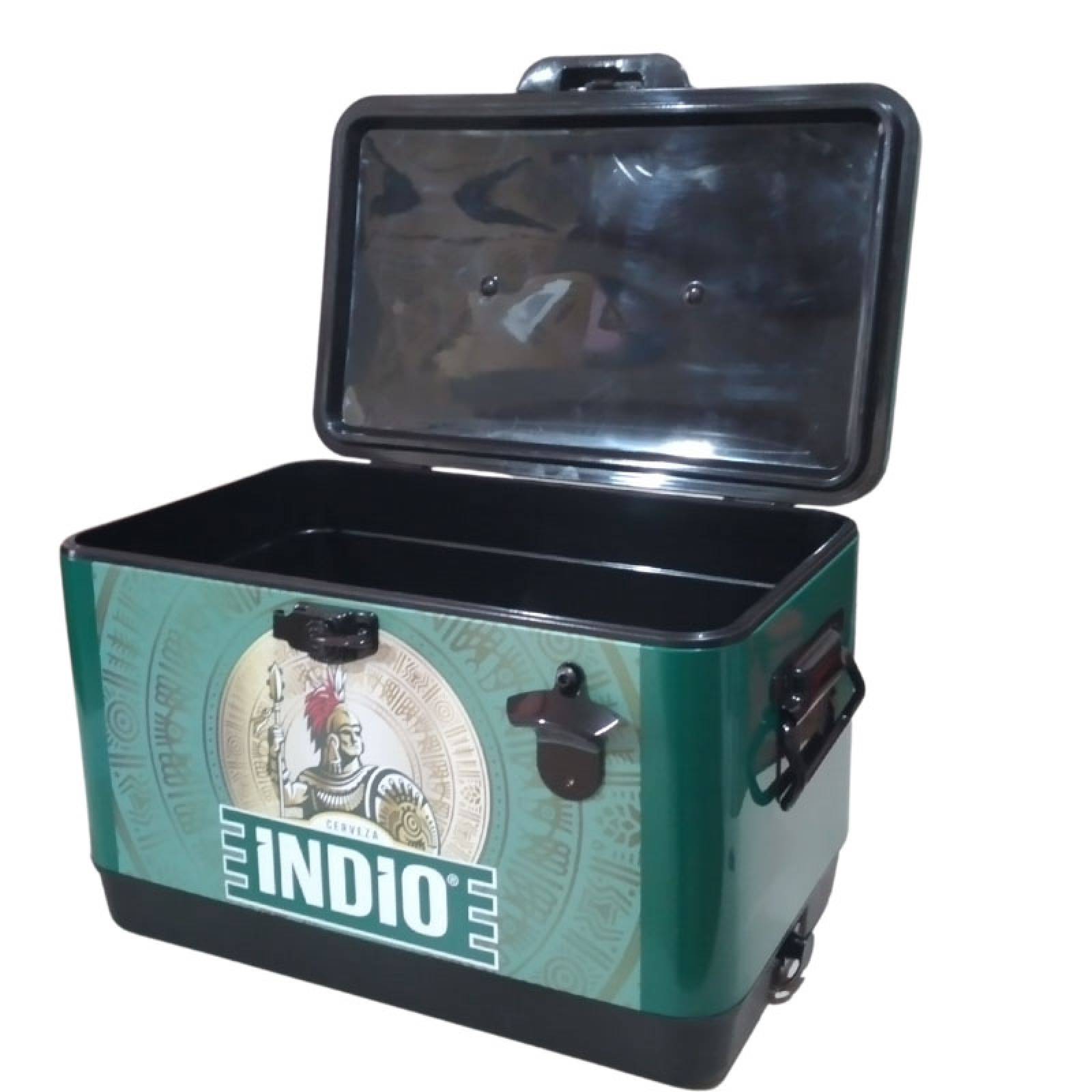 Cooler Metálico 30 lts Mas 18 cervezas 355ml Indio I30 1 - Atipico