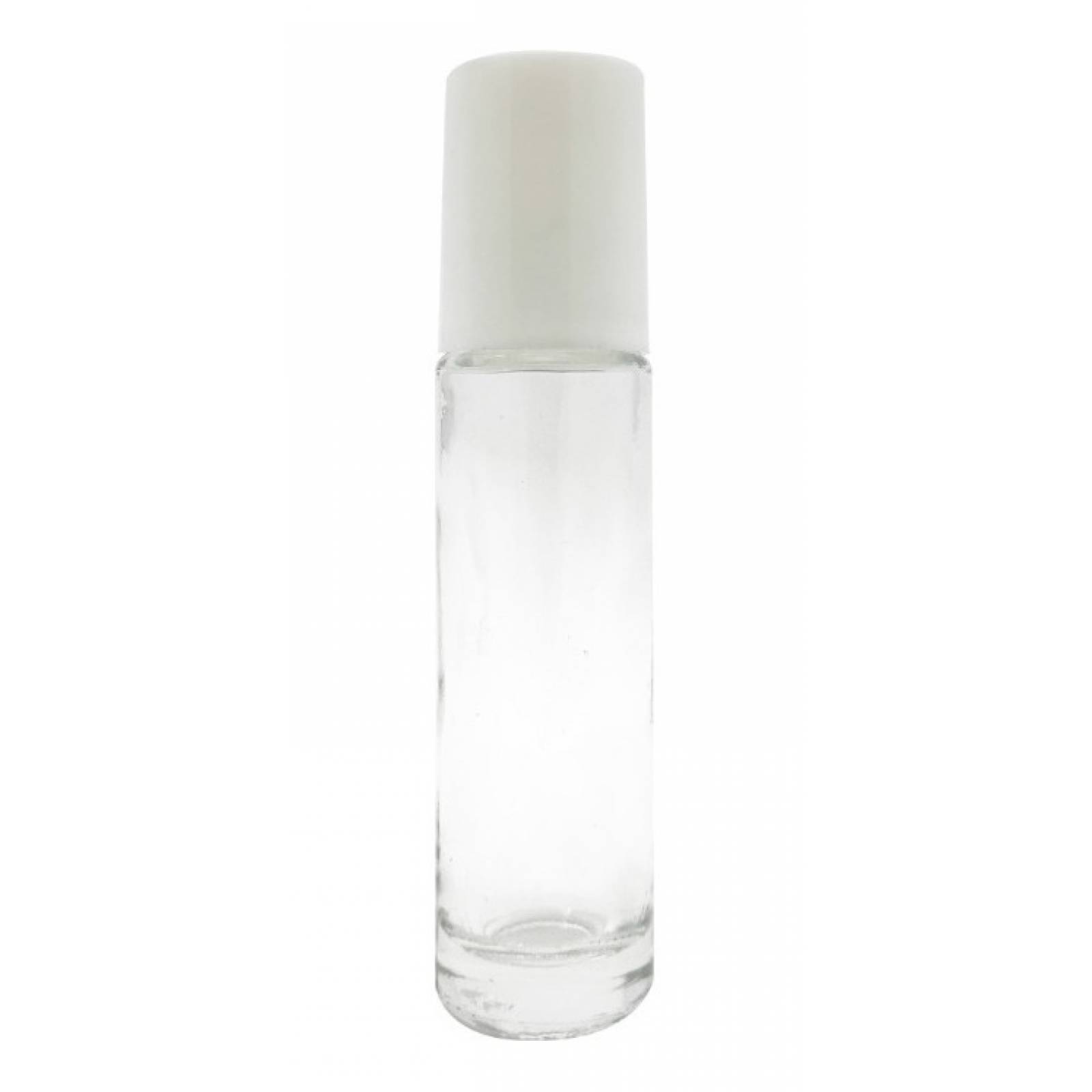 Frasco De Vidrio Con Tapa Blanca 12 Pz