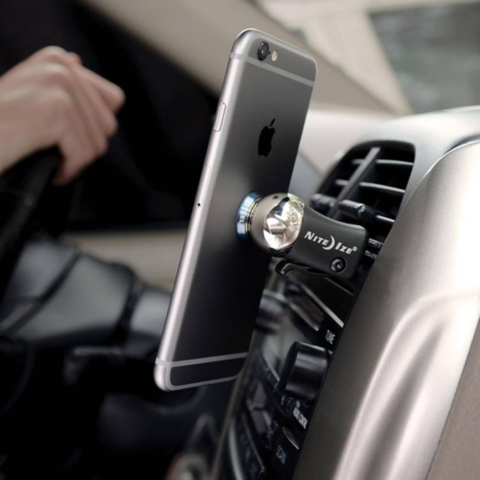 NITE IZE NIT-009-007 Steelie Soporte para Rejilla de ventilación de Coche por Steelie mfrpartno stvm 