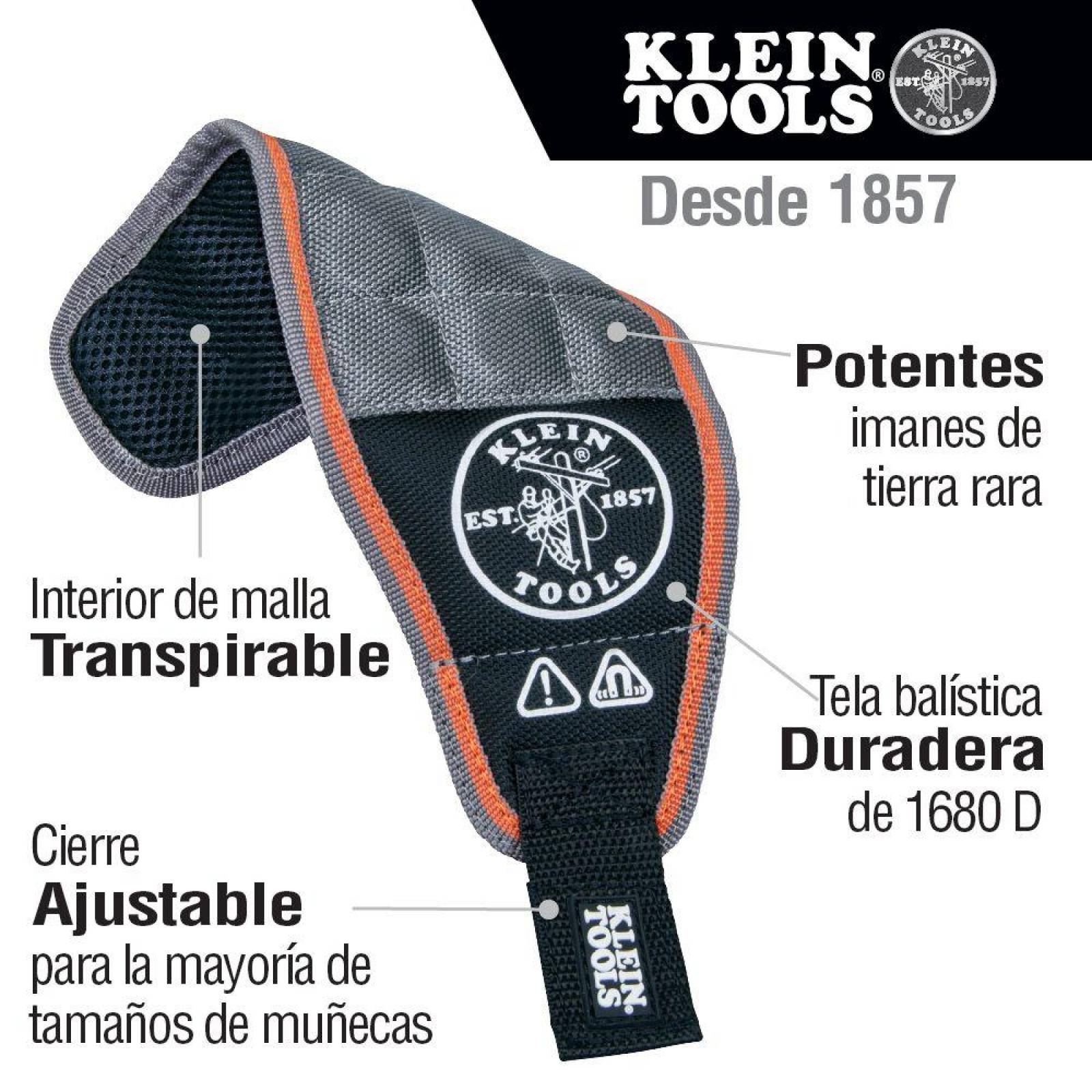 Klein Tools 55895 Muñequera Magnetica Tradesman Pro 