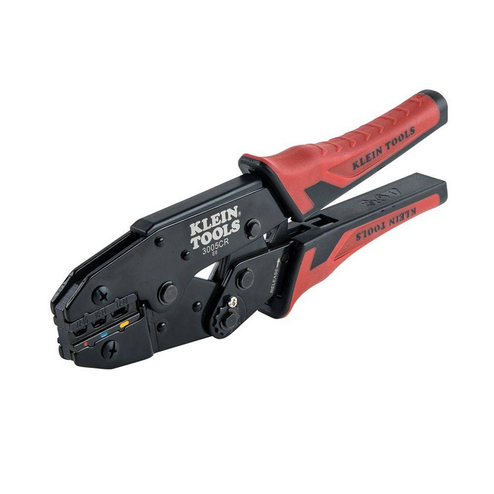 Klein Tools 3005CR Pinza pochadora de 10-22AWG 
