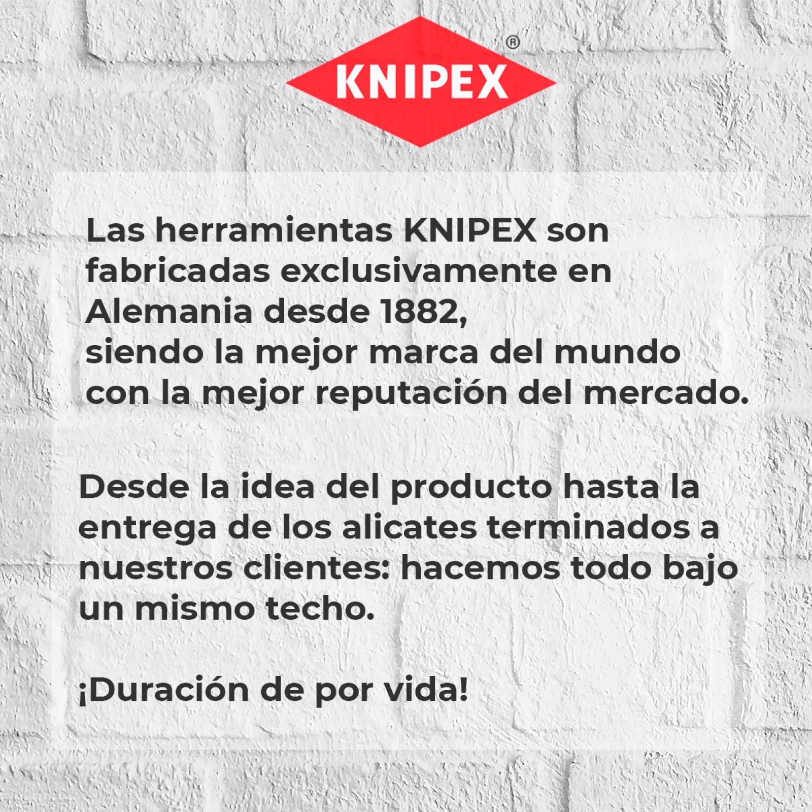 Knipex 86 03 180 SB PINZAS MECANICAS MULTITAMAÑO 1 TON DE PRESION 