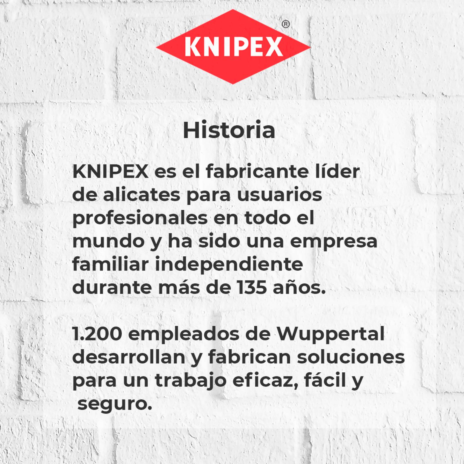 Knipex 86 03 180 SB PINZAS MECANICAS MULTITAMAÑO 1 TON DE PRESION 