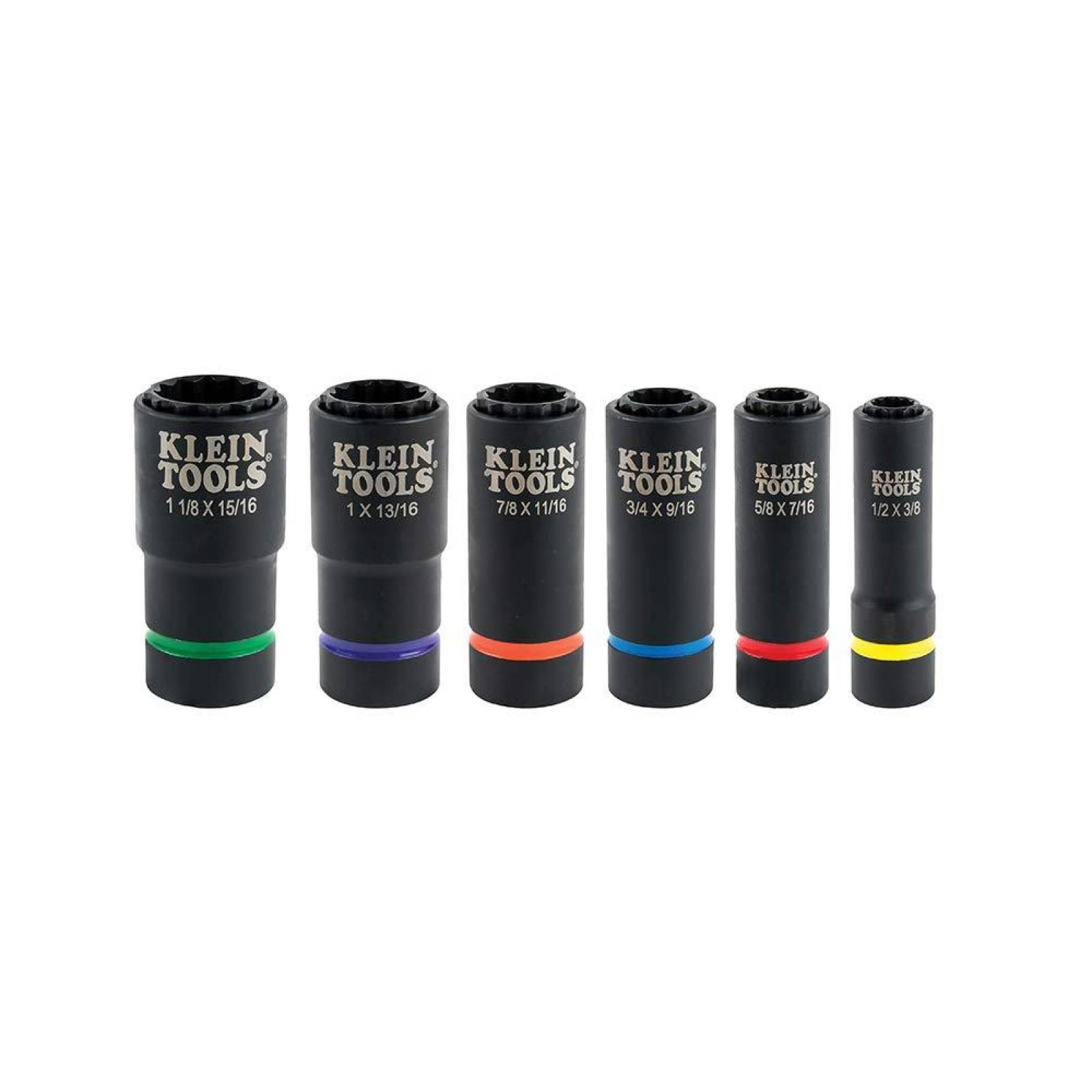 Klein Tools 66010 Jgo 6 dados de impacto 2 en 1 